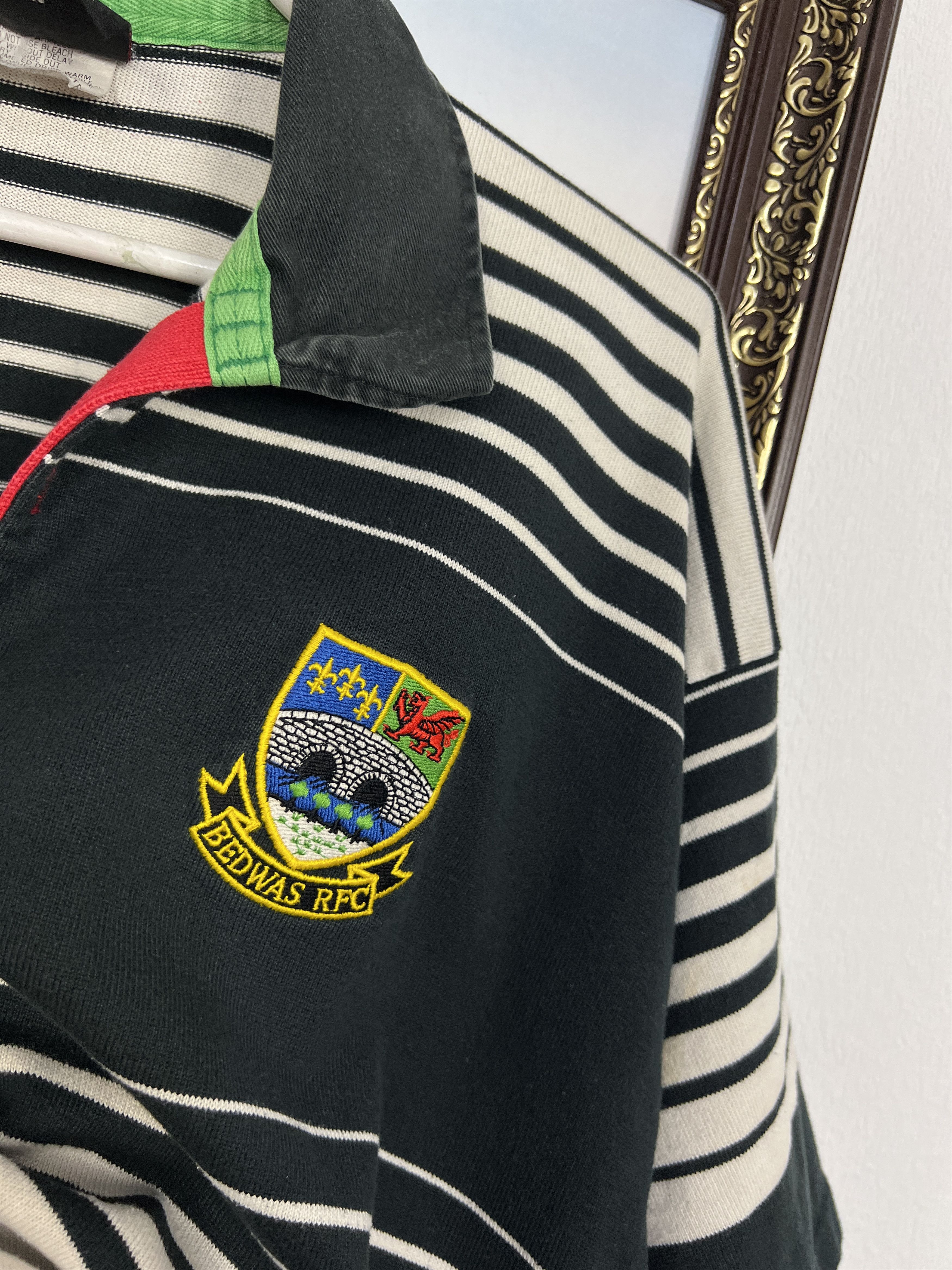 Canterbury of New Zealand Canterbury Player Issue Bedwas Rugby Union Jersey Trikot Size US L / EU 52-54 / 3 - 4 Thumbnail