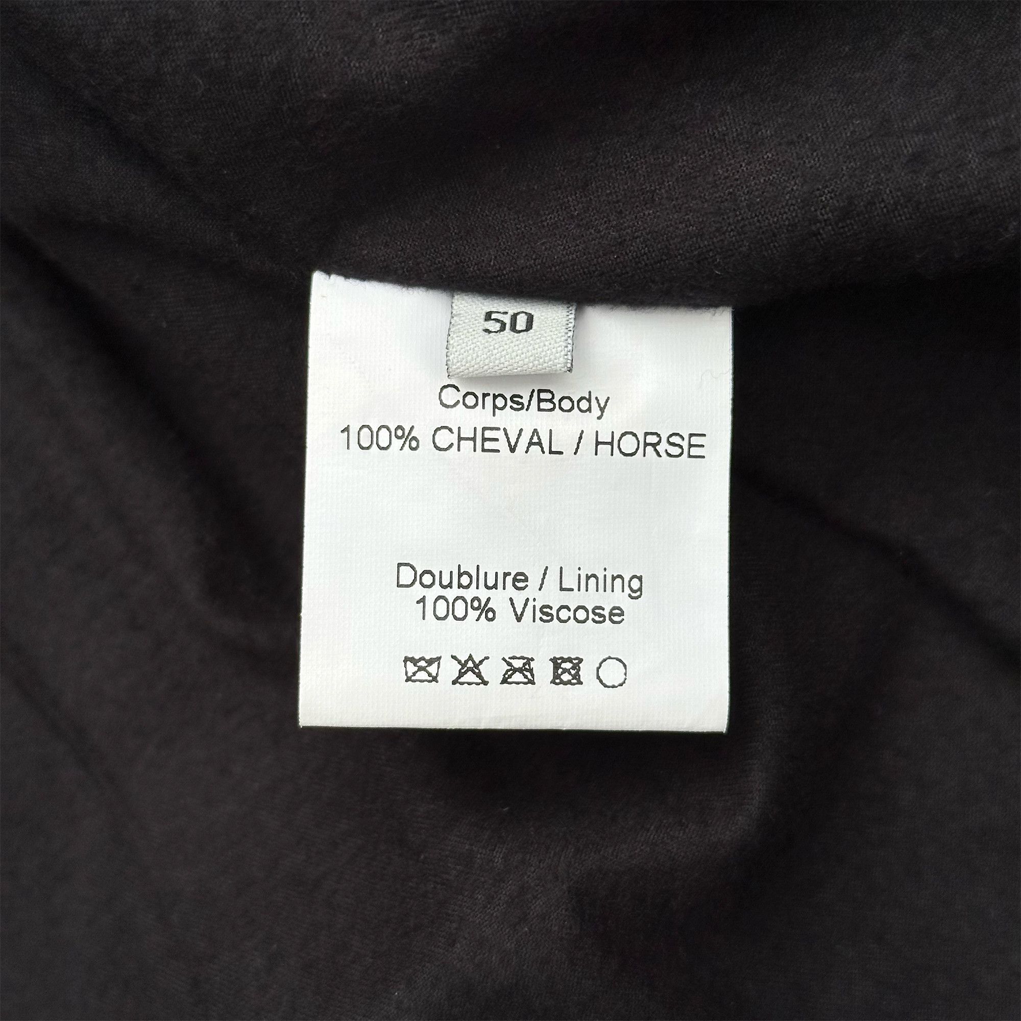 Y/Project Asymmetrical Horse Leather Jacket Size US M / EU 48-50 / 2 - 8 Thumbnail