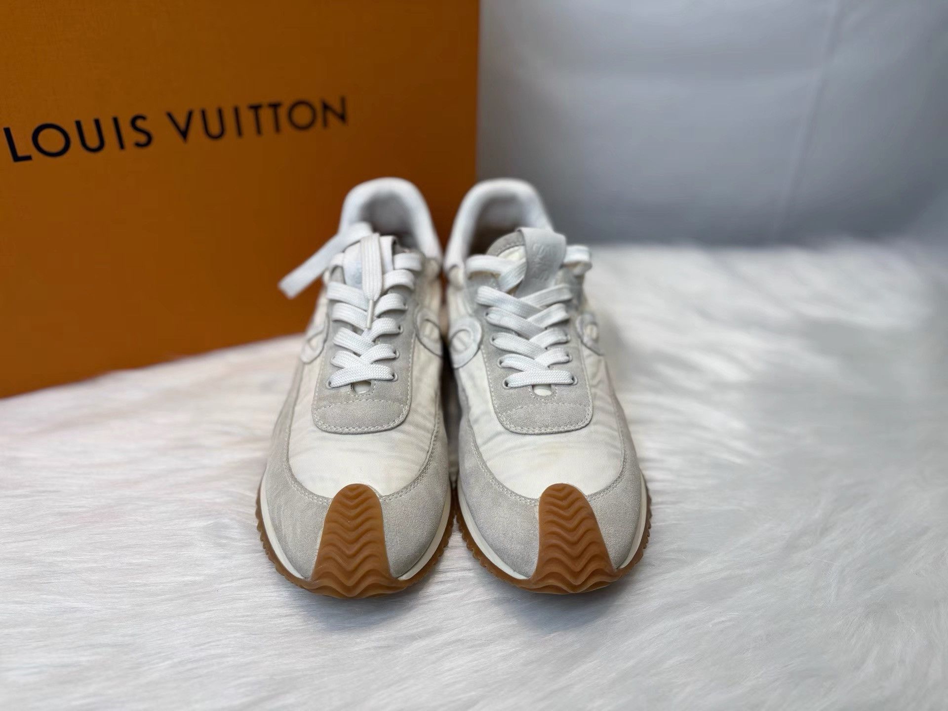 Loewe Loewe Flow Runner Sneakers White/Grey K36 Size US 8 / EU 41 - 2 Thumbnail