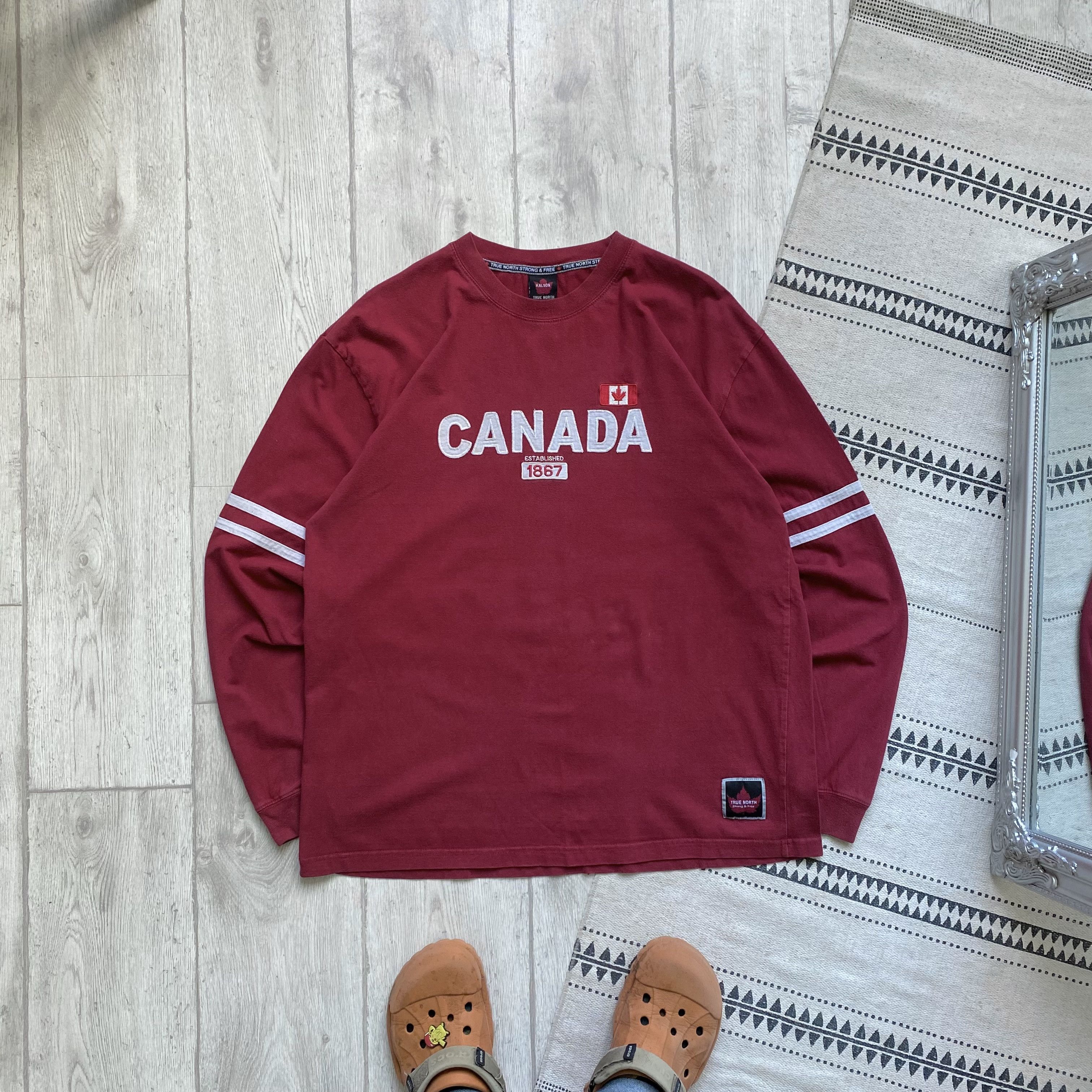 Umbro 🇨🇦 Vintage 90s Canada longsleeve Rugby Hockey Umbro Nike Size US L / EU 52-54 / 3 - 1 Thumbnail