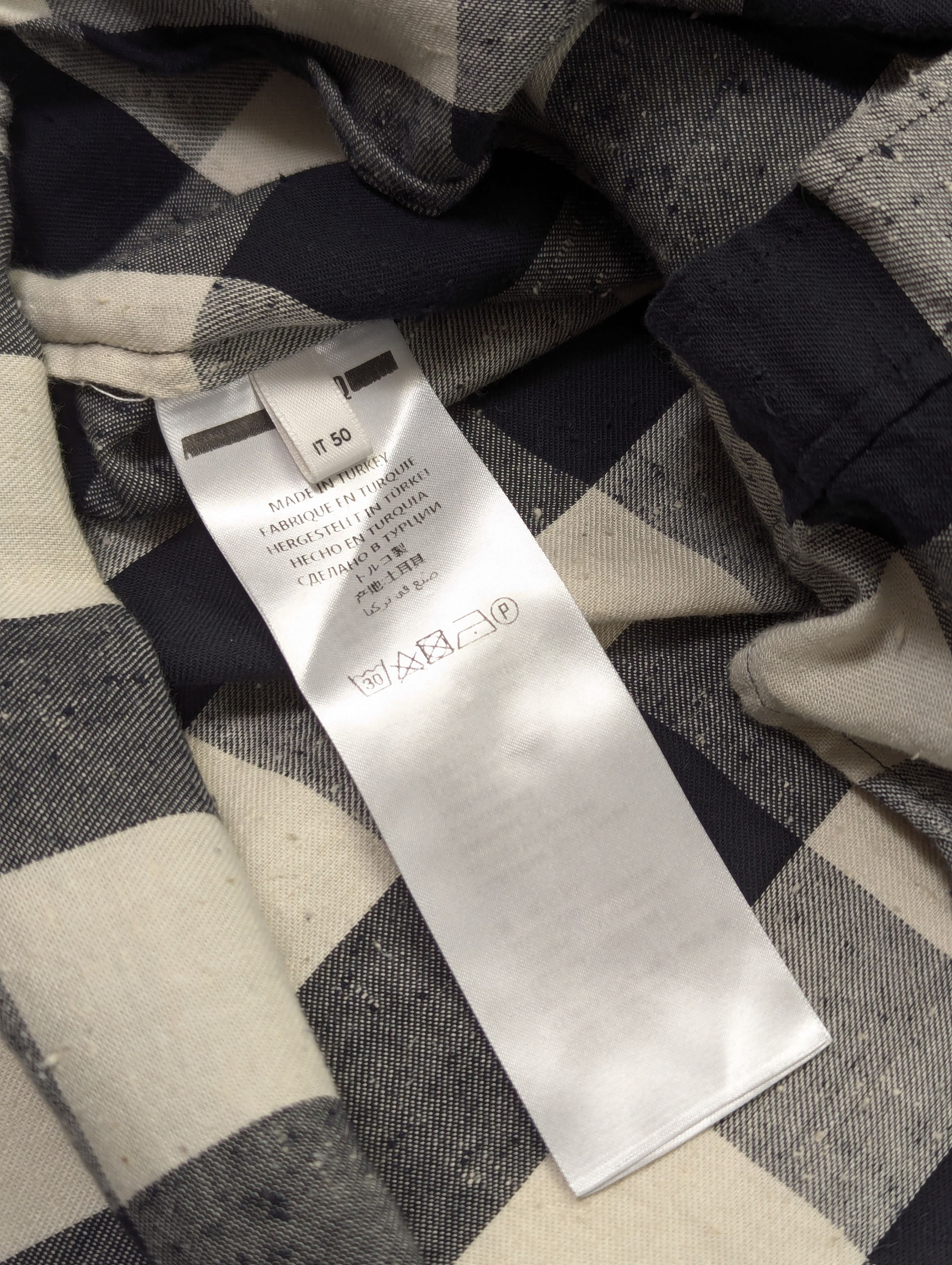 Alexander McQueen Alexander McQueen Pocket Check Long Sleeve Shirt Size 50 Size US M / EU 48-50 / 2 - 9 Thumbnail