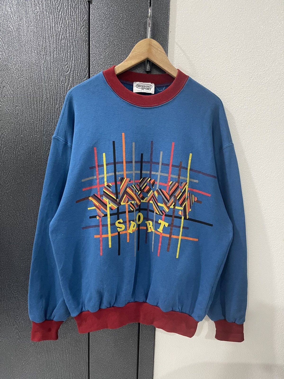 Missoni Vintage Missoni Sport Italy Sweatshirt Size US XL / EU 56 / 4 - 1 Thumbnail