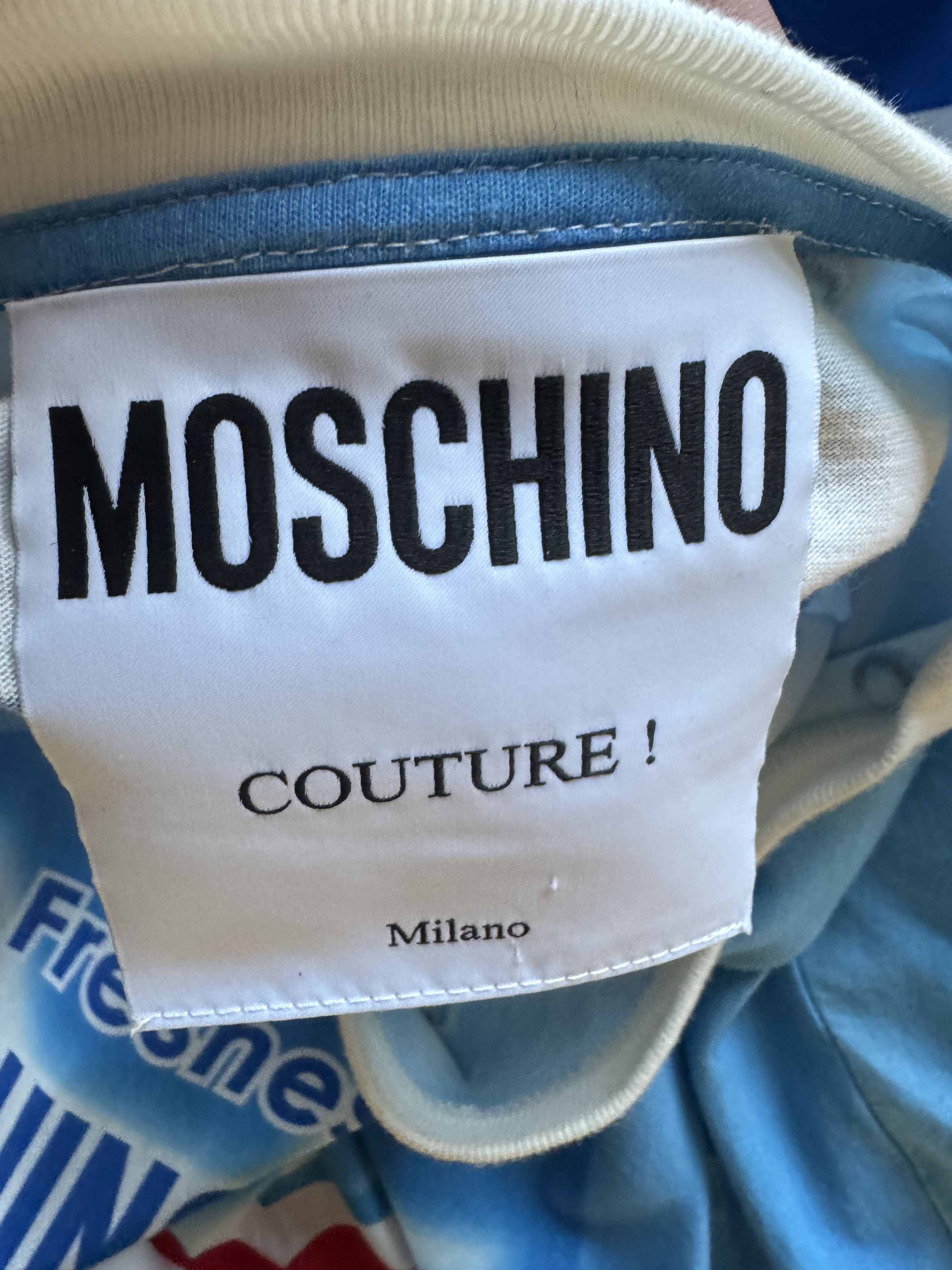 Moschino Fresh Fragrance Graphic Oversized T-Shirt Size US XXS / EU 40 - 15 Thumbnail