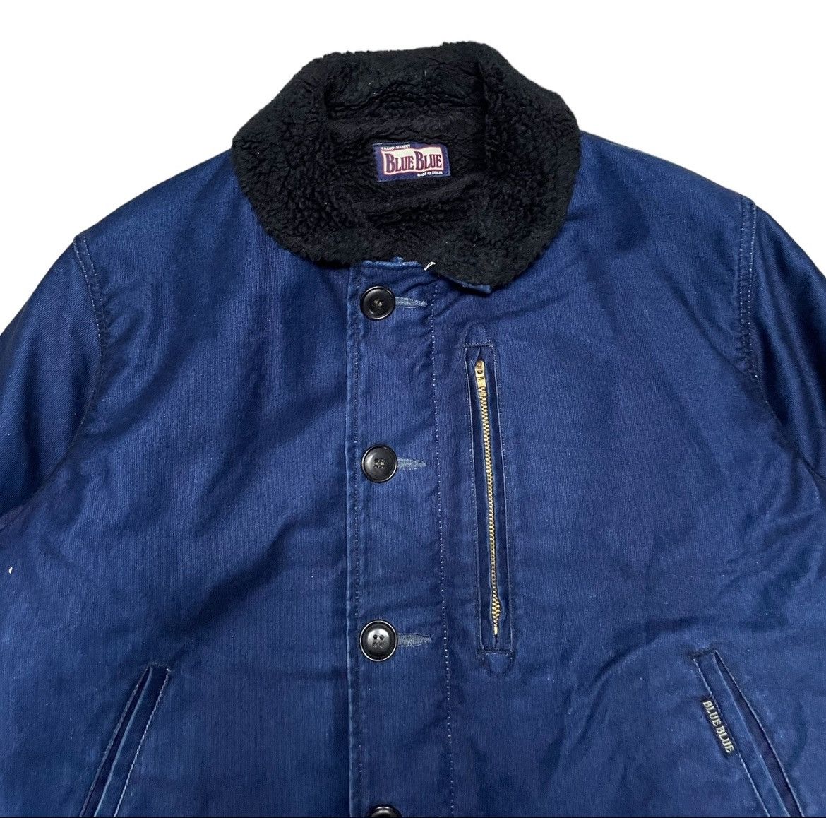 Blue Blue Japan Rare Vintage Blue Blue Indigo Deck Jacket Size US M / EU 48-50 / 2 - 2 Thumbnail