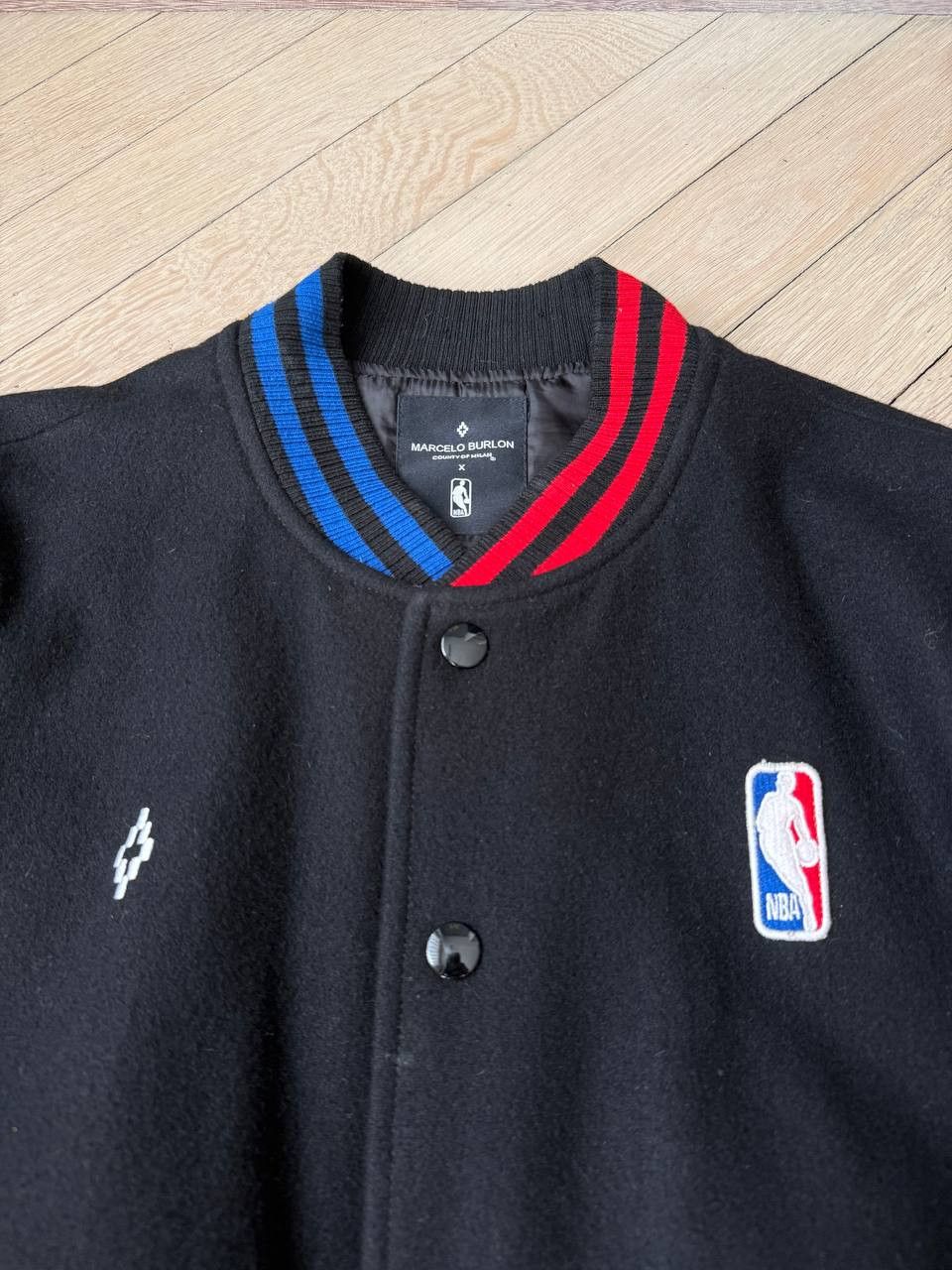 Marcelo Burlon ack Marcelo Burlon County of Milan x NBA varsity jacket Size US XL / EU 56 / 4 - 3 Thumbnail