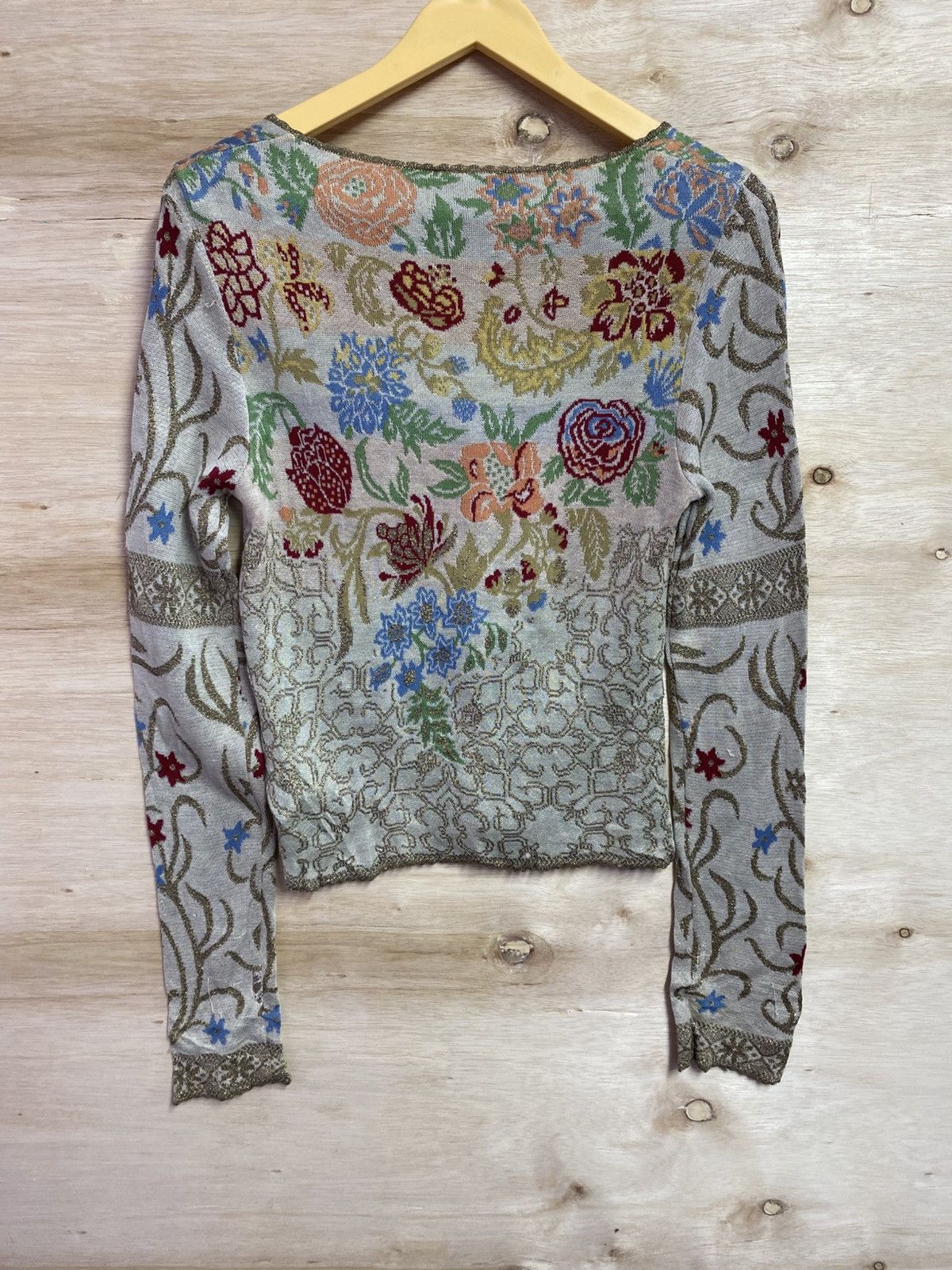 Kenzo Vintage Kenzo cardigan full hand made Size M / US 6-8 / IT 42-44 - 16 Thumbnail