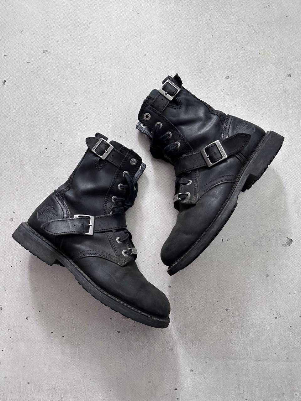 Harley Davidson Harley Davidson Engineer Biker Boots Black Leather Men EU 42 Size US 9 / EU 42 - 1 Thumbnail