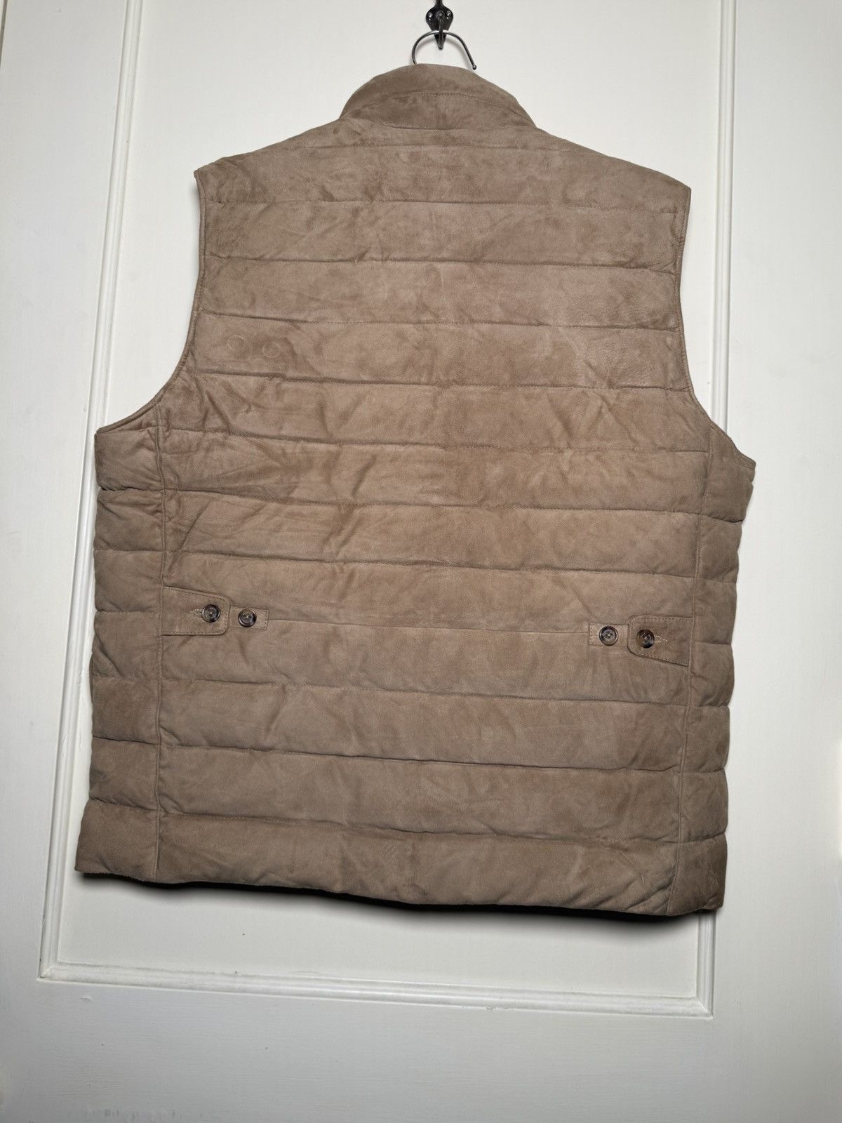 Polo Ralph Lauren Polo Ralph Lauren Classics Goat Suede Quilted Vest Size US L / EU 52-54 / 3 - 2 Thumbnail