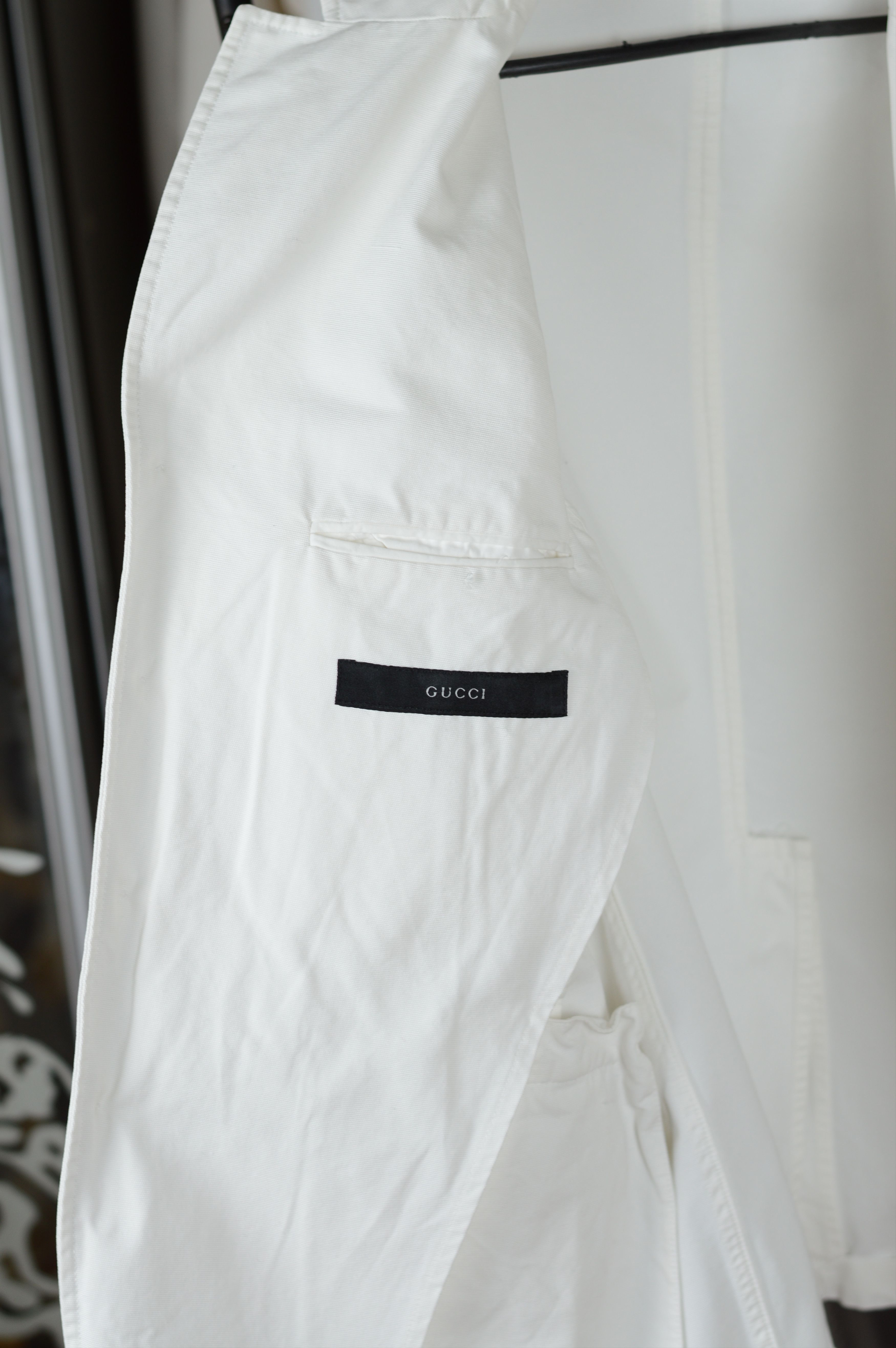 Gucci Gucci 4 button white blazer Size 50R - 6 Thumbnail