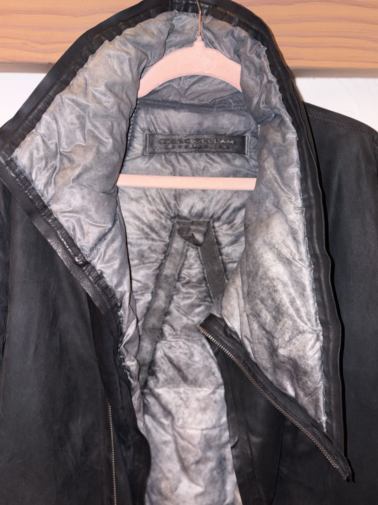 Isaac Sellam Experience Isaac Sellam Leather Down Jacket Size US M / EU 48-50 / 2 - 5 Thumbnail