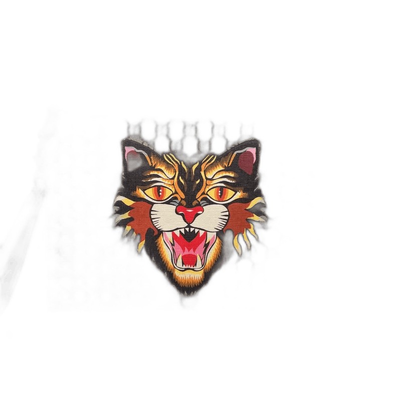 Gucci Gucci Vintage Tiger Head Clutch Bag Size ONE SIZE - 1 Thumbnail