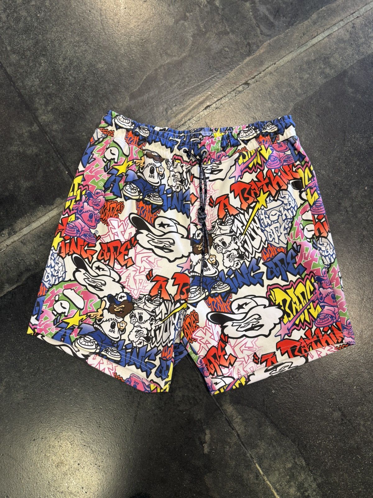 Bape Bape Graffiti Shorts Size US 34 / EU 50 - 1 Thumbnail