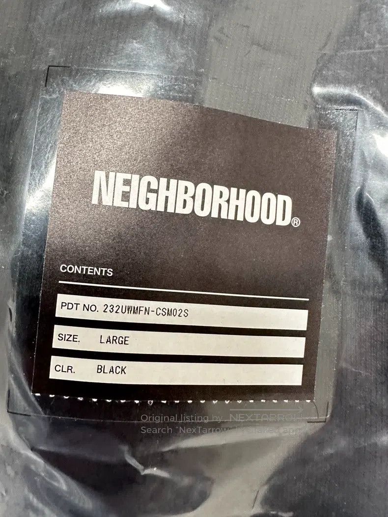 Neighborhood Neighborhood Logo pattern printed hooded sweatshirt Size US L / EU 52-54 / 3 - 8 Thumbnail