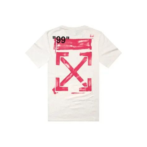Off-White Off-White SS19 Graffiti Arrow Short Sleeve Tee 0079 Size US XXS / EU 40 - 1 Thumbnail