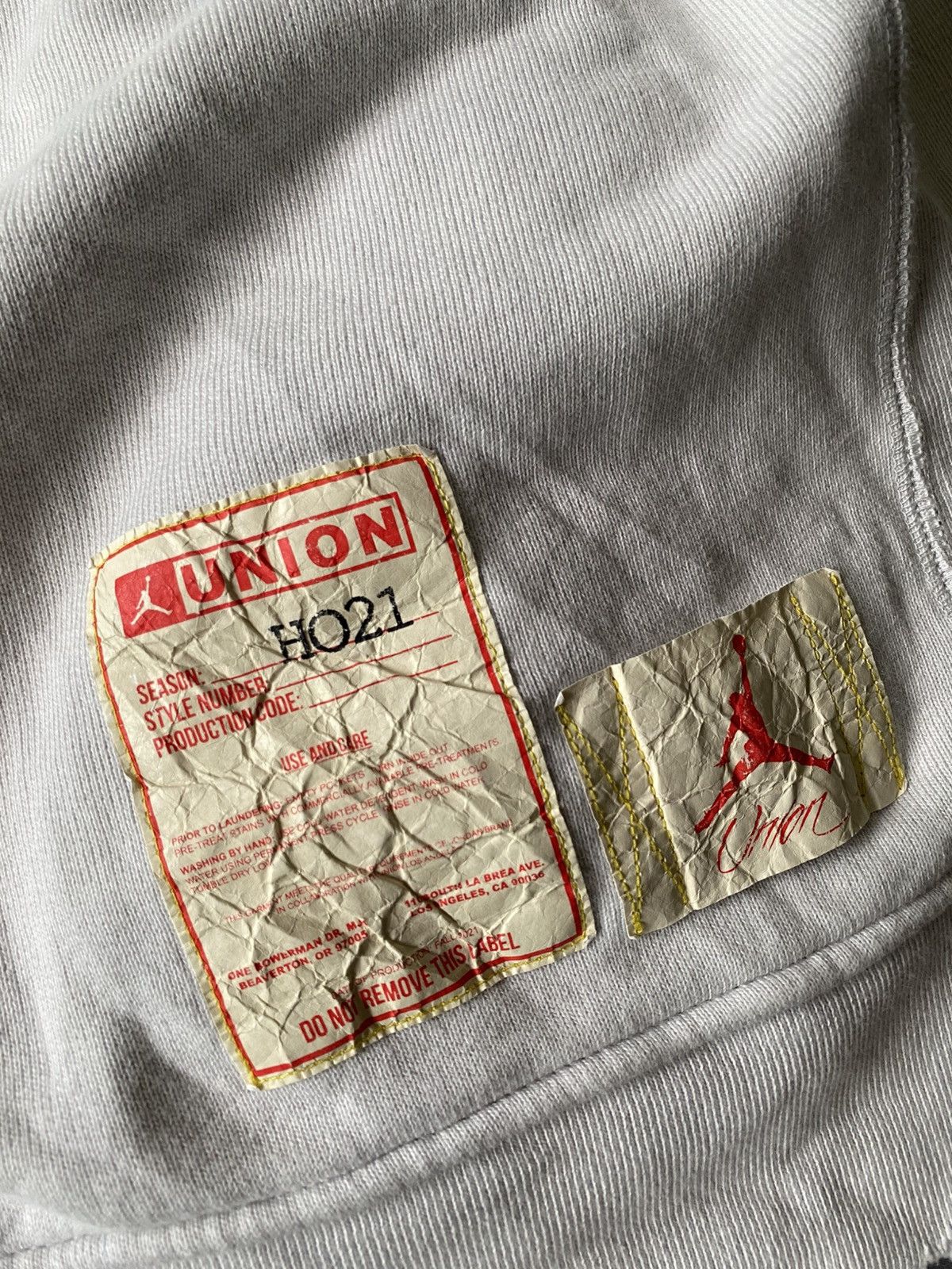Union LA Jordan x Union Hoodie Distressed Style Size US L / EU 52-54 / 3 - 5 Thumbnail