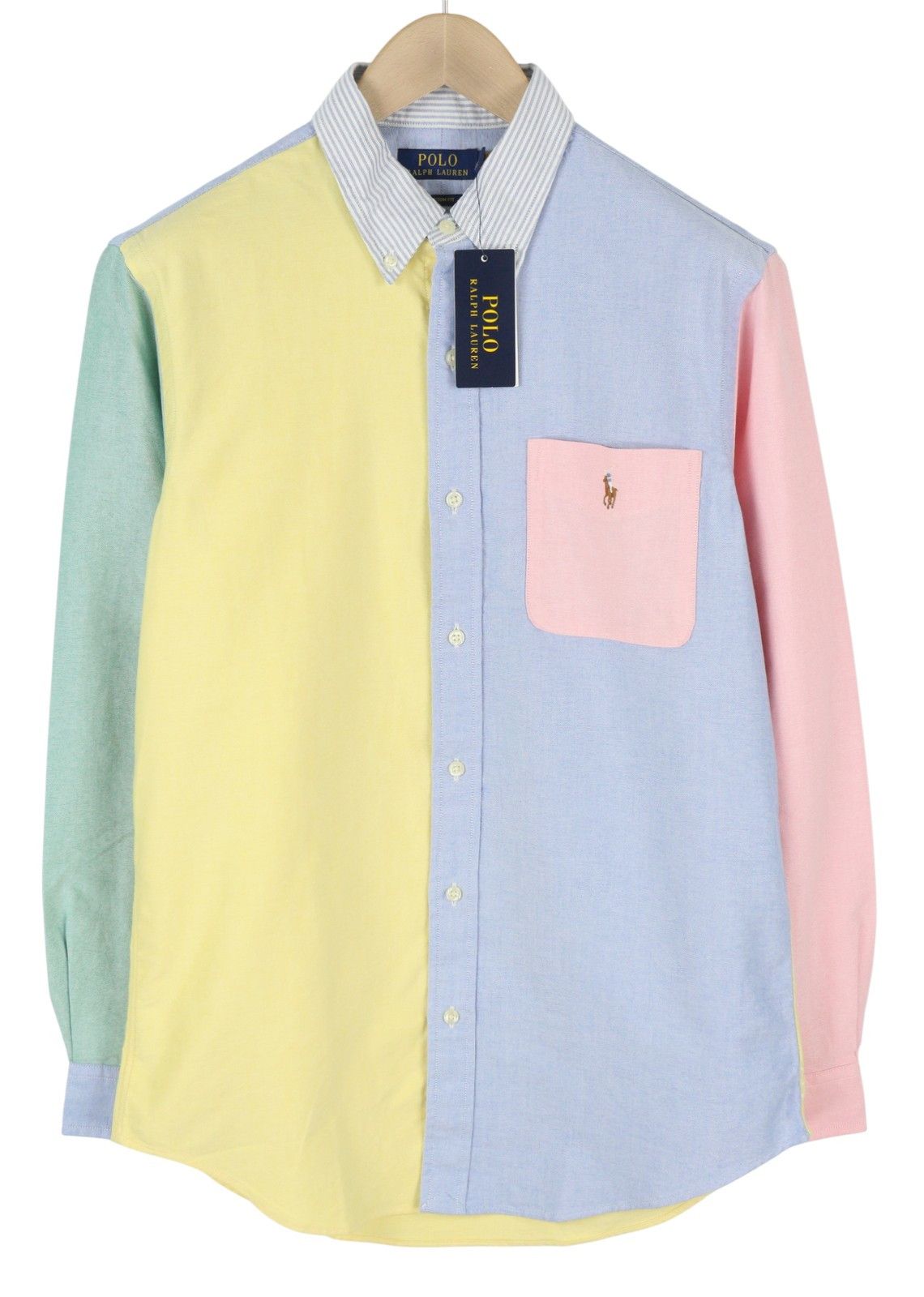 Ralph Lauren M Colourful Button-Down Neck Custom Fit Casual 87021 Size US M / EU 48-50 / 2 - 2 Thumbnail