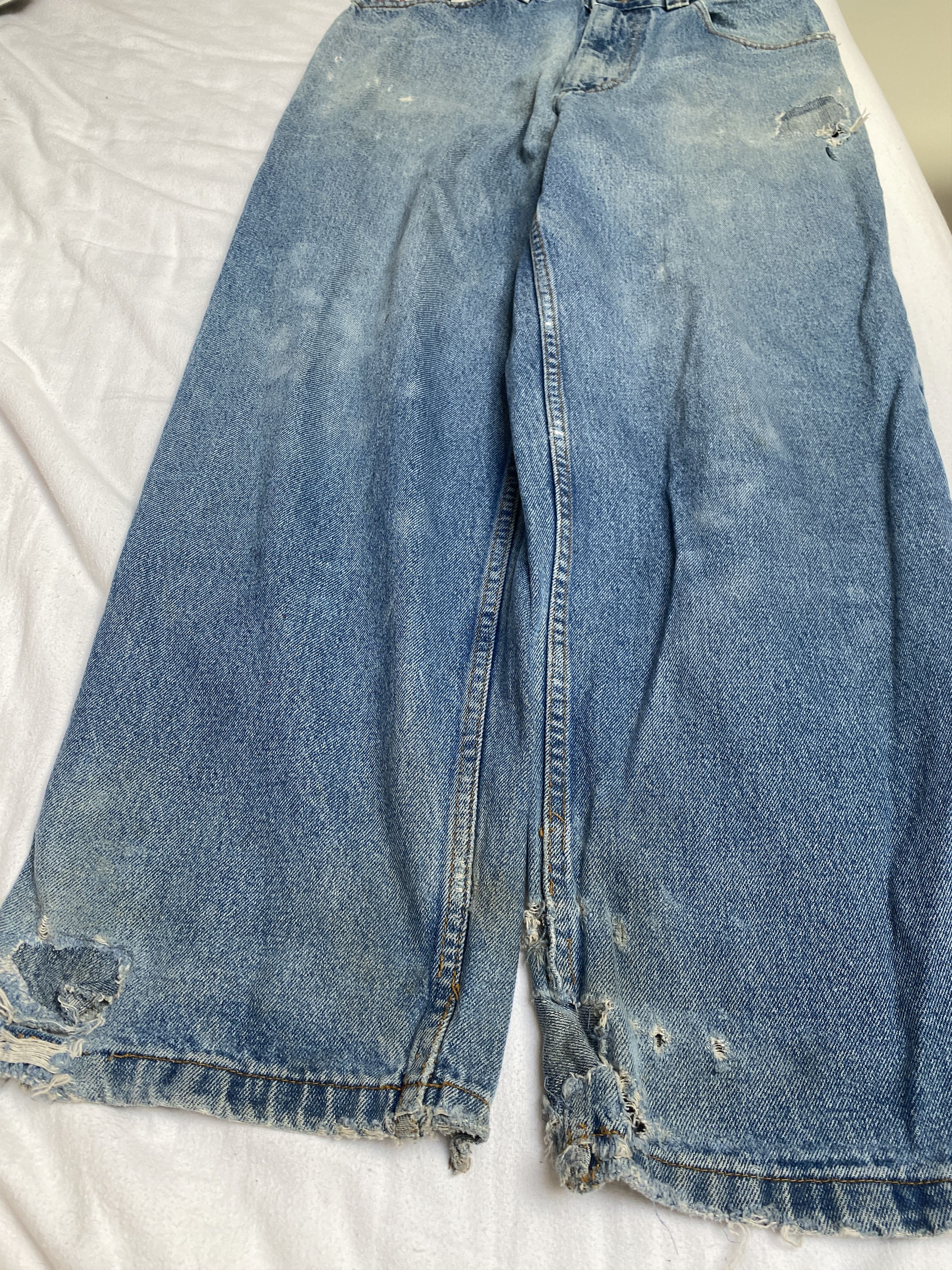Polar Skate Co. Polar Skate Big Boy distressed denim jeans pants Size US 32 / EU 48 - 8 Thumbnail