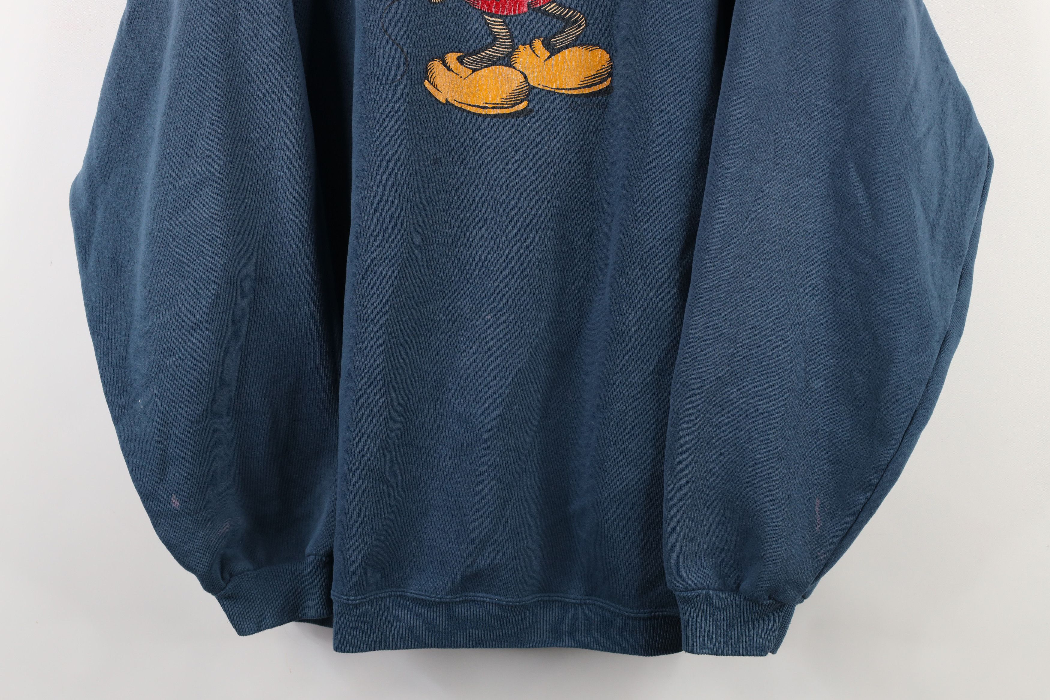 Vintage Vintage 80s 90s Disney Mickey Mouse Heavyweight Sweatshirt Size US XL / EU 56 / 4 - 3 Thumbnail