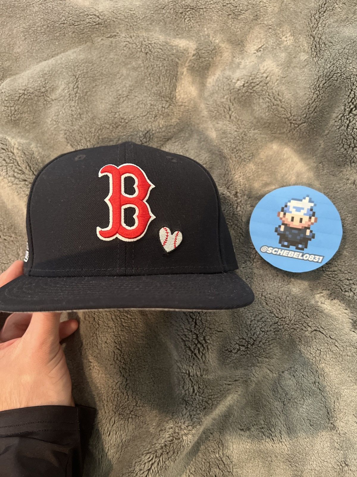 New Era Boston Red Sox - fitted 7 3/8 love and hustle | Grailed
