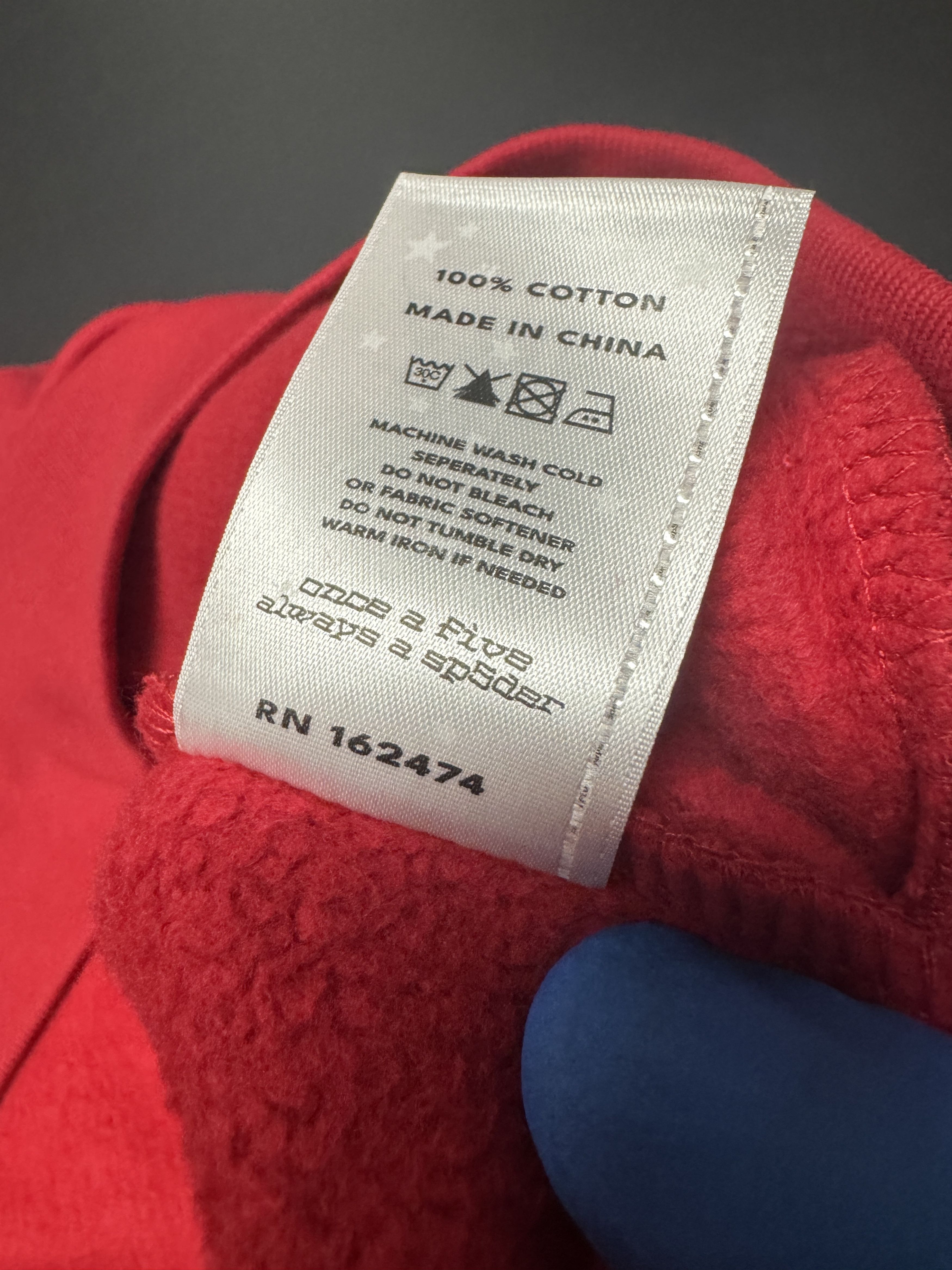 Sp5der Sp5der OG Web V2 Hoodie Red Size US L / EU 52-54 / 3 - 7 Thumbnail