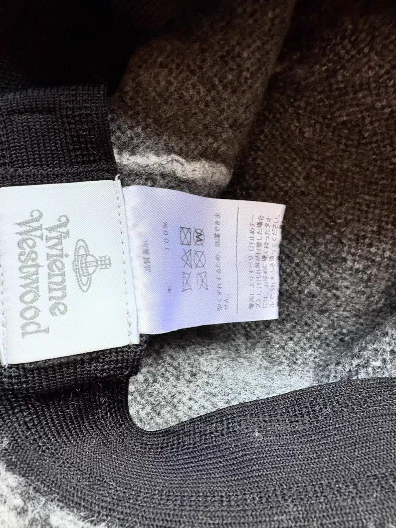 Vivienne Westwood Vivienne Westwood Vintage Gray Plaid Saturn Fisherman's Ca Size ONE SIZE - 6 Thumbnail