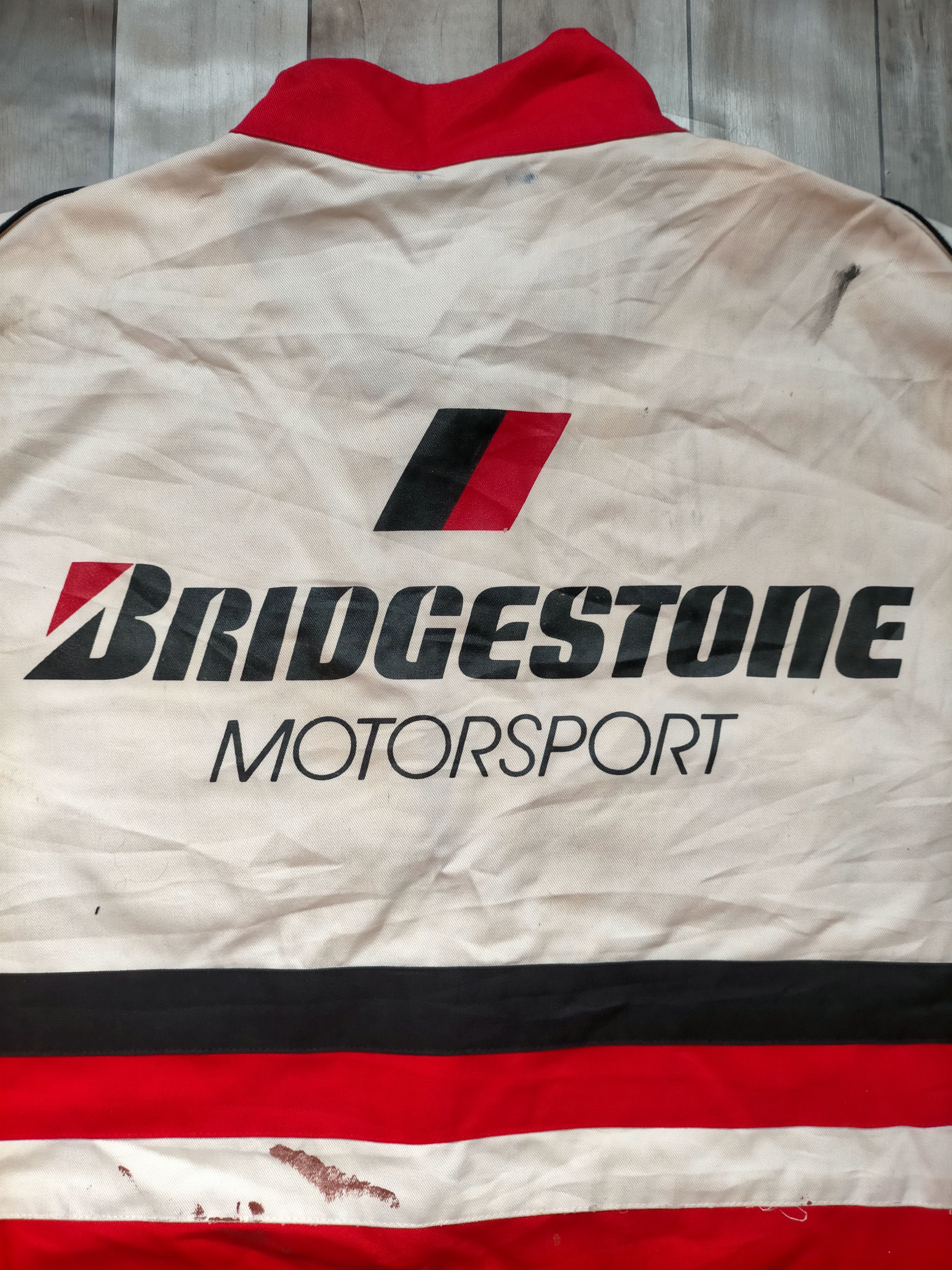 Japanese Brand Bridgestone Motorsport Coverall Jumpsuit Vintage Size US 34 / EU 50 - 18 Thumbnail