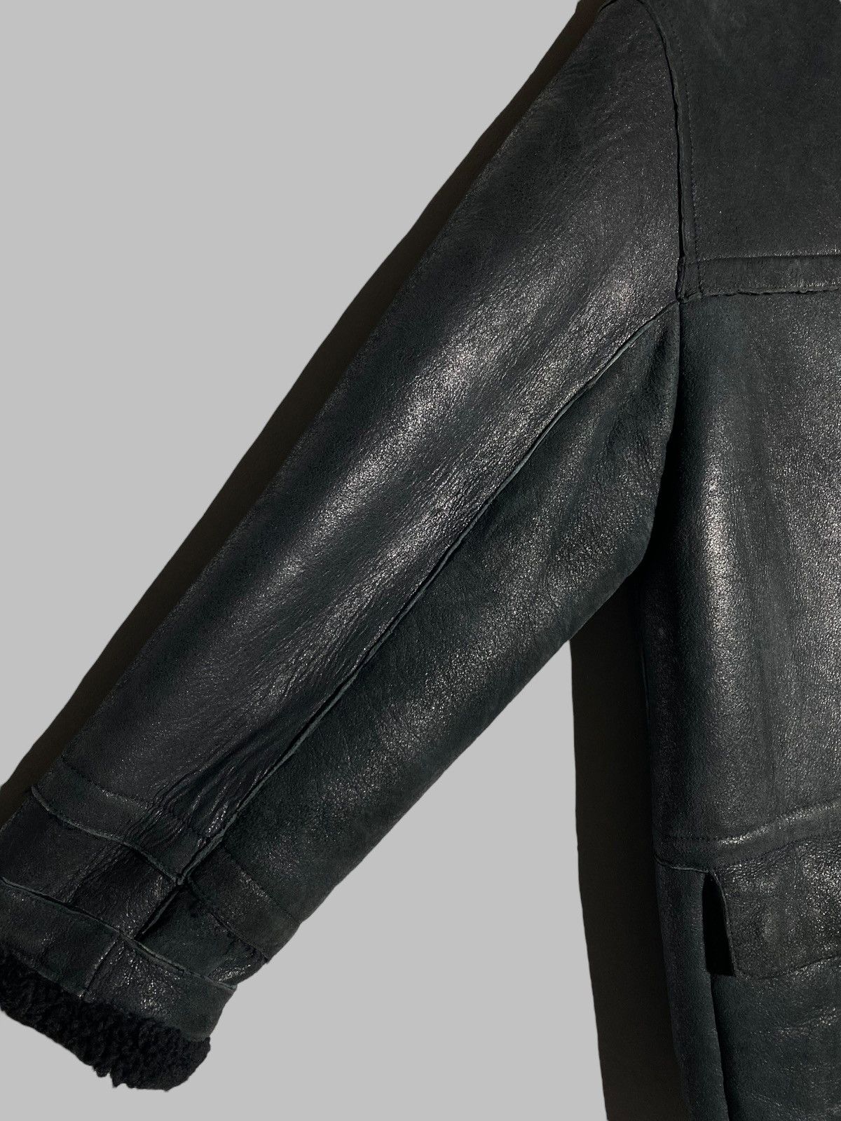 Versace Versace Classic V2 Shearling Jacket Black Vintage Rare Coat Size US XL / EU 56 / 4 - 20 Thumbnail