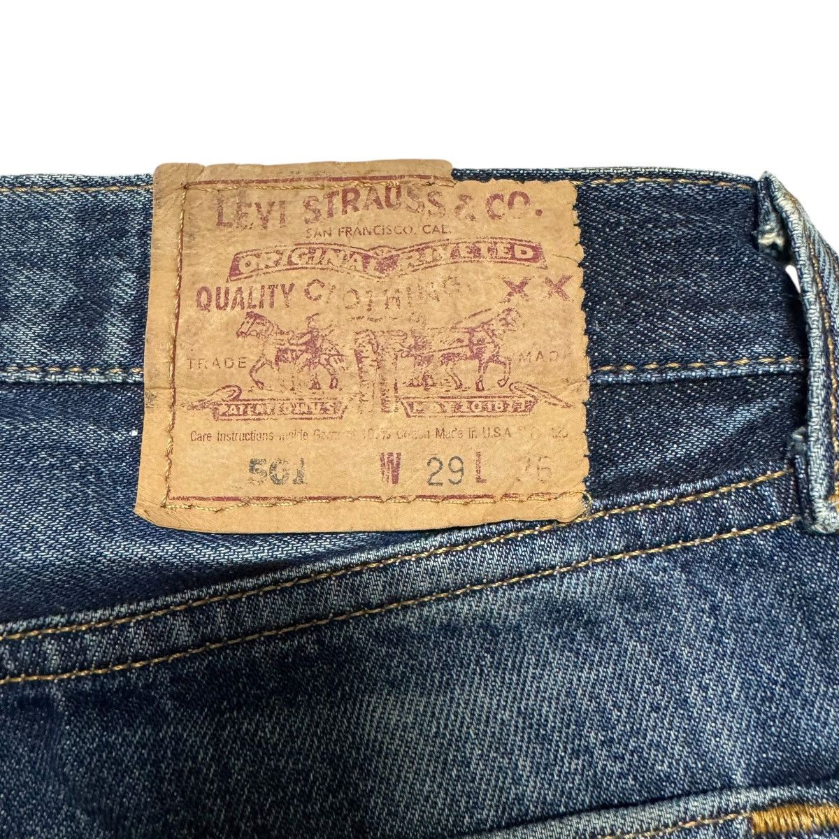 Levi's Vintage Levis 501 Thrashed Jeans Size US 28 / EU 44 - 12 Thumbnail