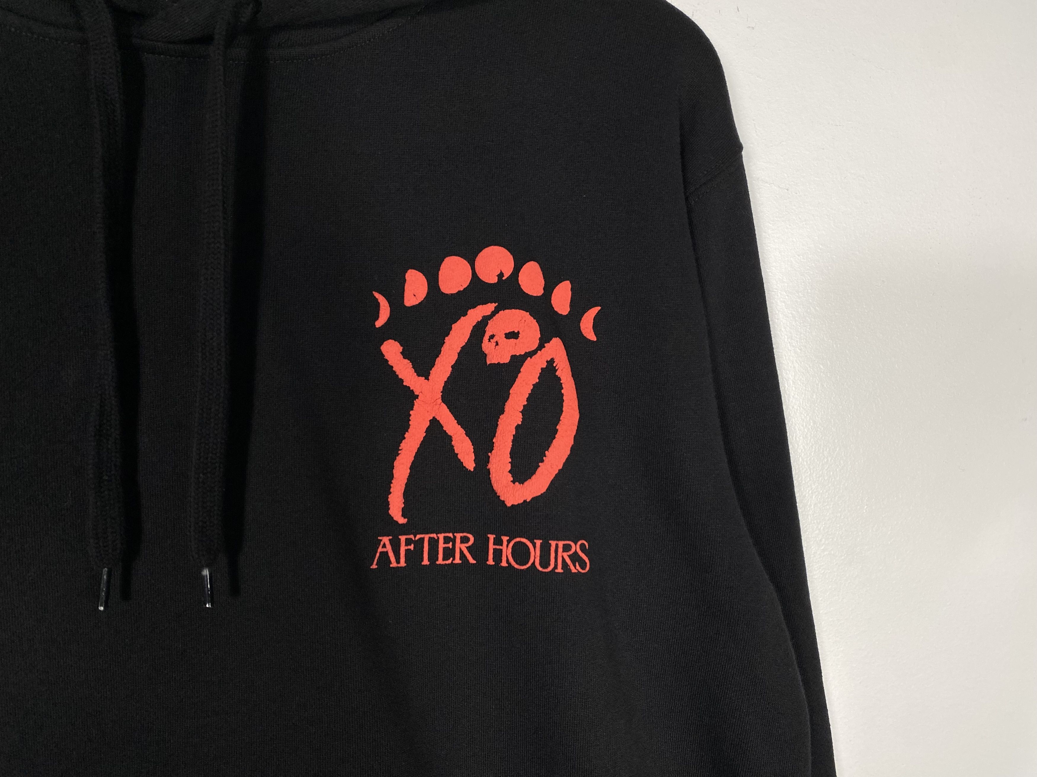 The Weeknd XO The Weeknd After Hours Psychotic Puff Print Hoodie Black Size US L / EU 52-54 / 3 - 3 Thumbnail