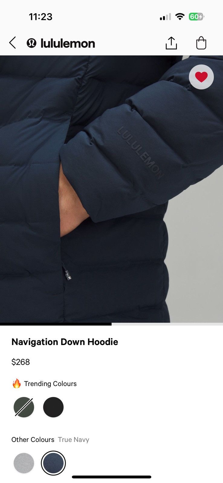 Lululemon Navigation Down Hoodie Size US M / EU 48-50 / 2 - 7 Thumbnail
