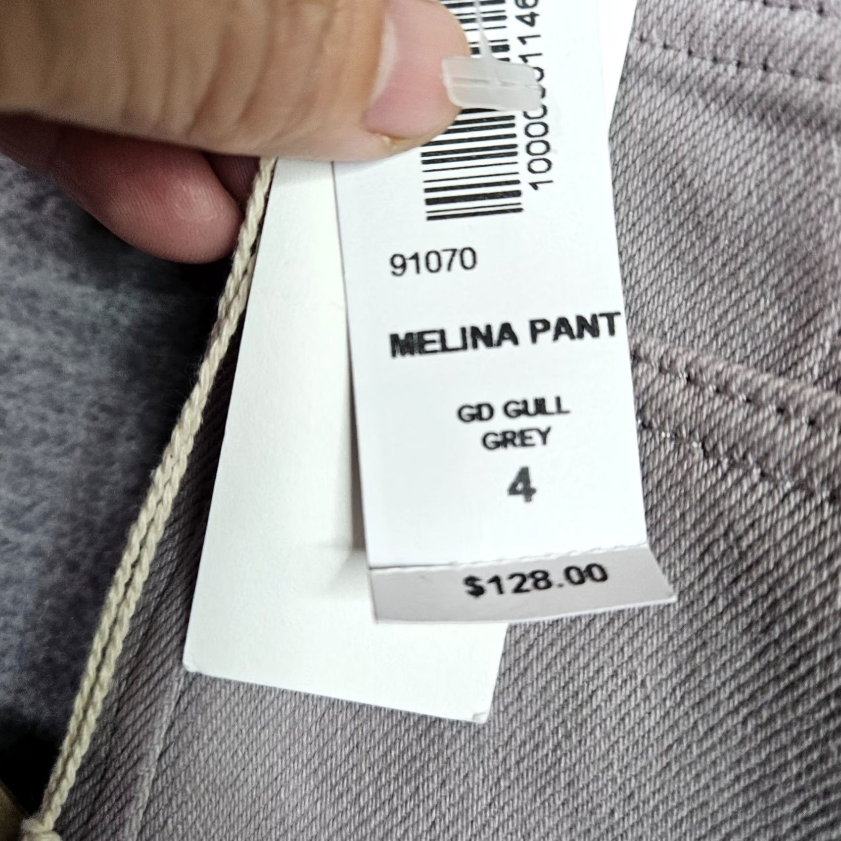 Aritzia Aritzia Wilfred The Melina Gull Grey High Waist Straight Leg Jeans Size 4, Denim, 5-Pocket, Button Zip, Regular Fit, Cotton/Spandex, Womens Size 27" / US 4 / IT 40 - 7 Thumbnail