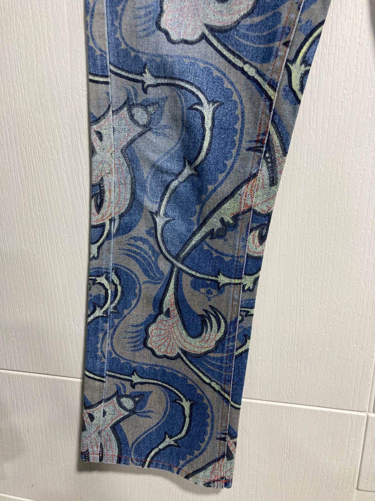 Vivienne Westwood 1993ss Vivienne Westwood Grand Hotel Paisley Denim Pants Size 26" / US 2 / IT 38 - 4 Thumbnail