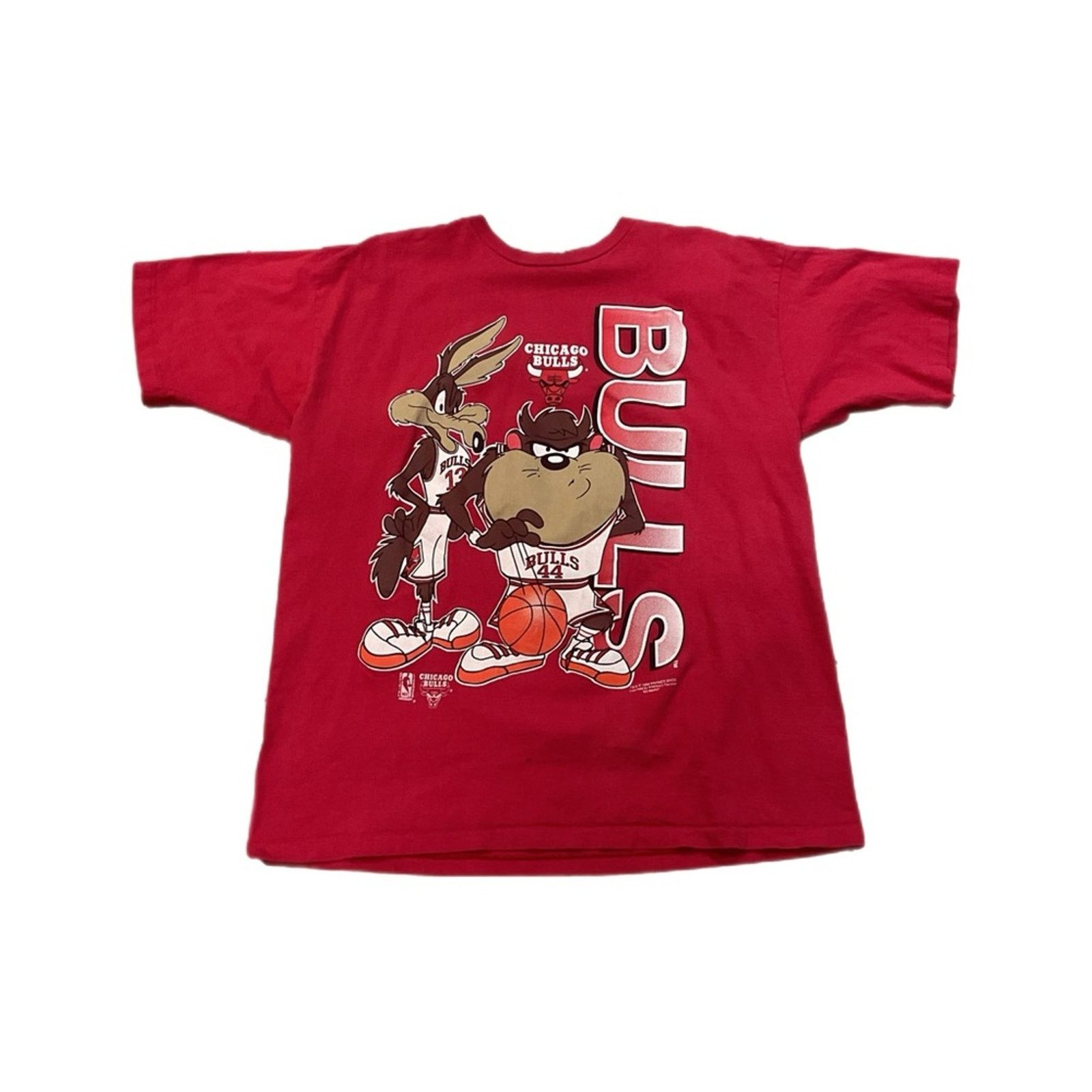 NBA Vintage 1994 Chicago Bulls x Looney Tunes T-shirt Size US XL / EU 56 / 4 - 1 Thumbnail