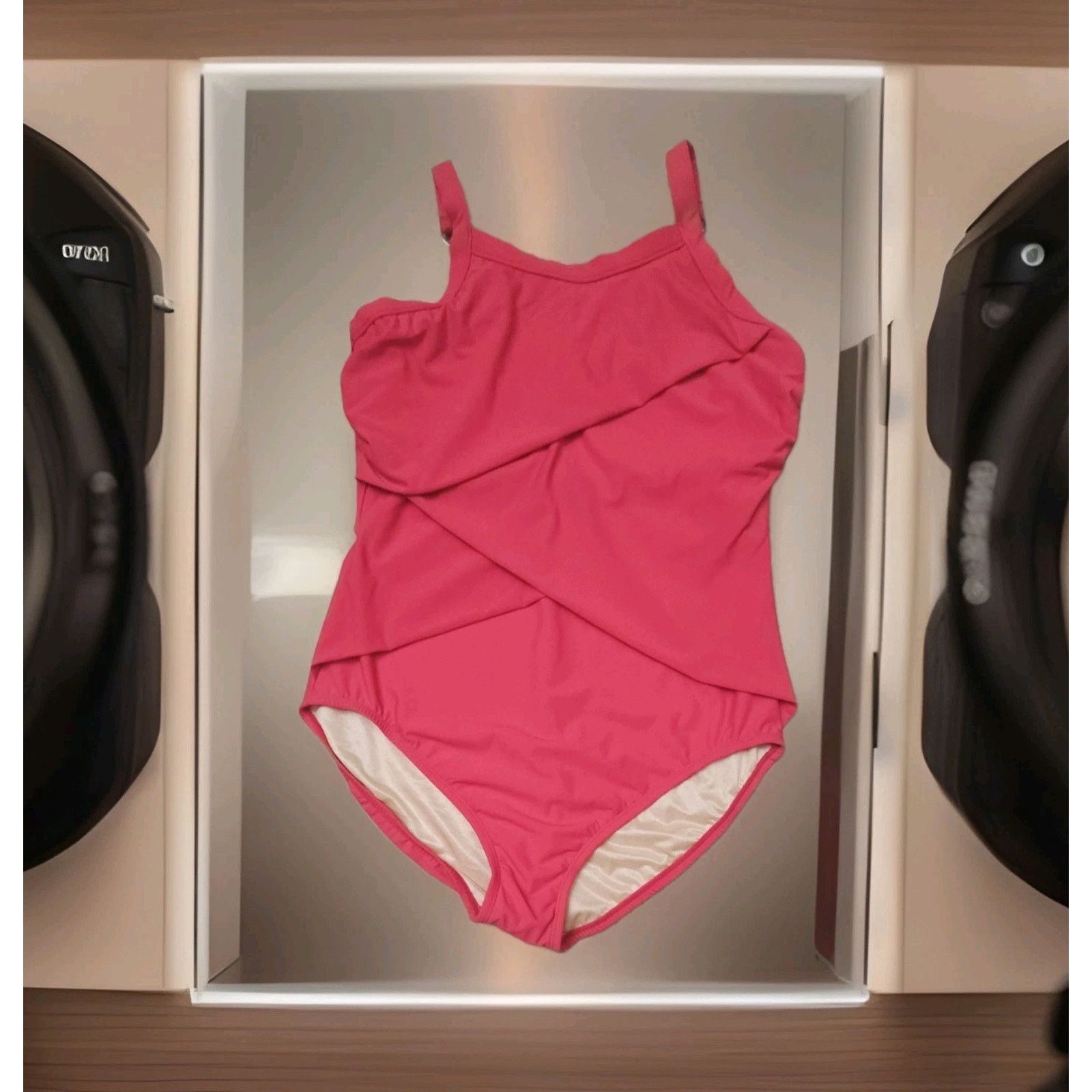 Other MiracleSuit Swimsuit Size 16 Pink Slimming Ruffle Wrap Strap Size XXL / US 16-18 / IT 52-54 - 2 Thumbnail