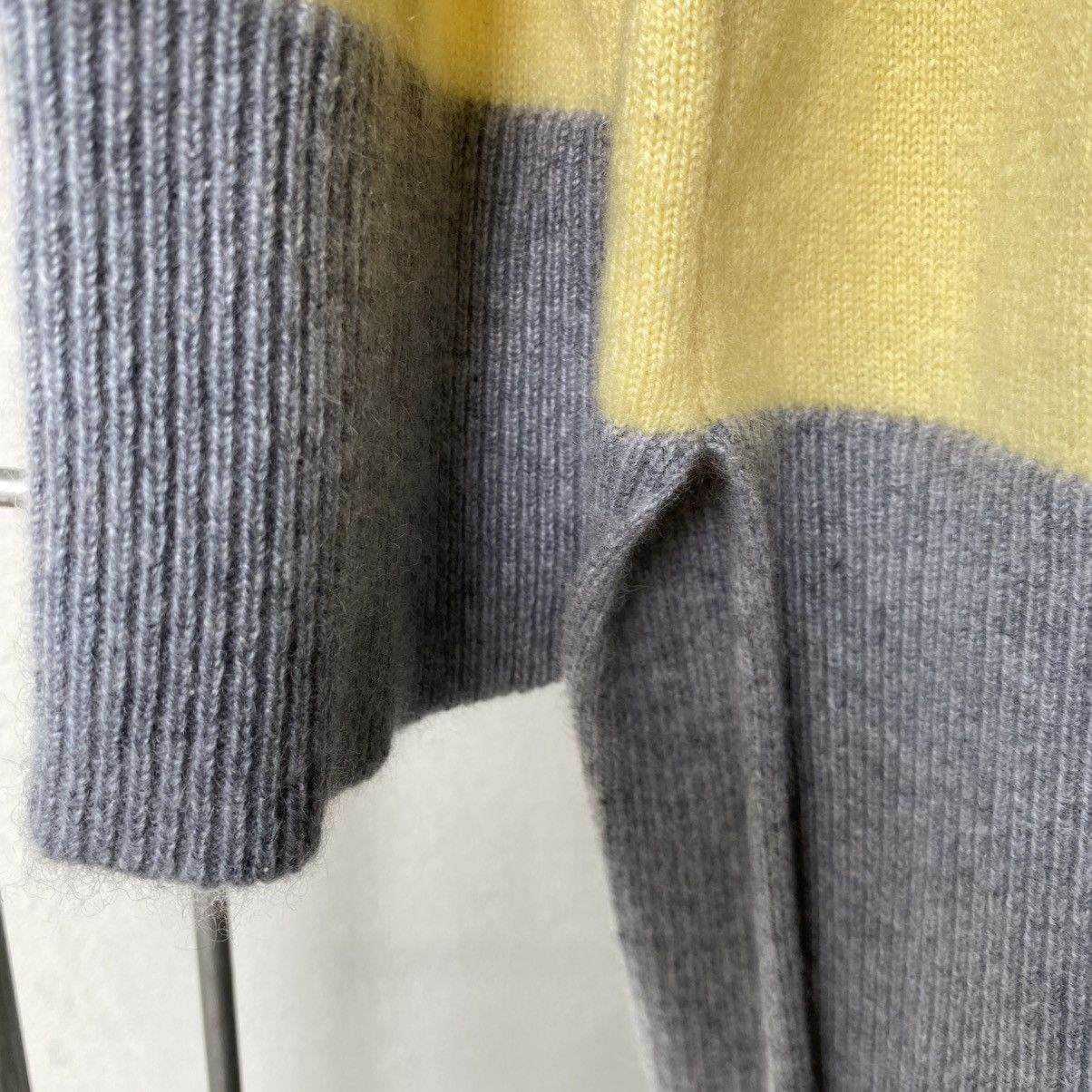 Chloe Miss chloe Yellow and Gray Colorblock Knit Sweater Dress Size S / US 4 / IT 40 - 9 Thumbnail