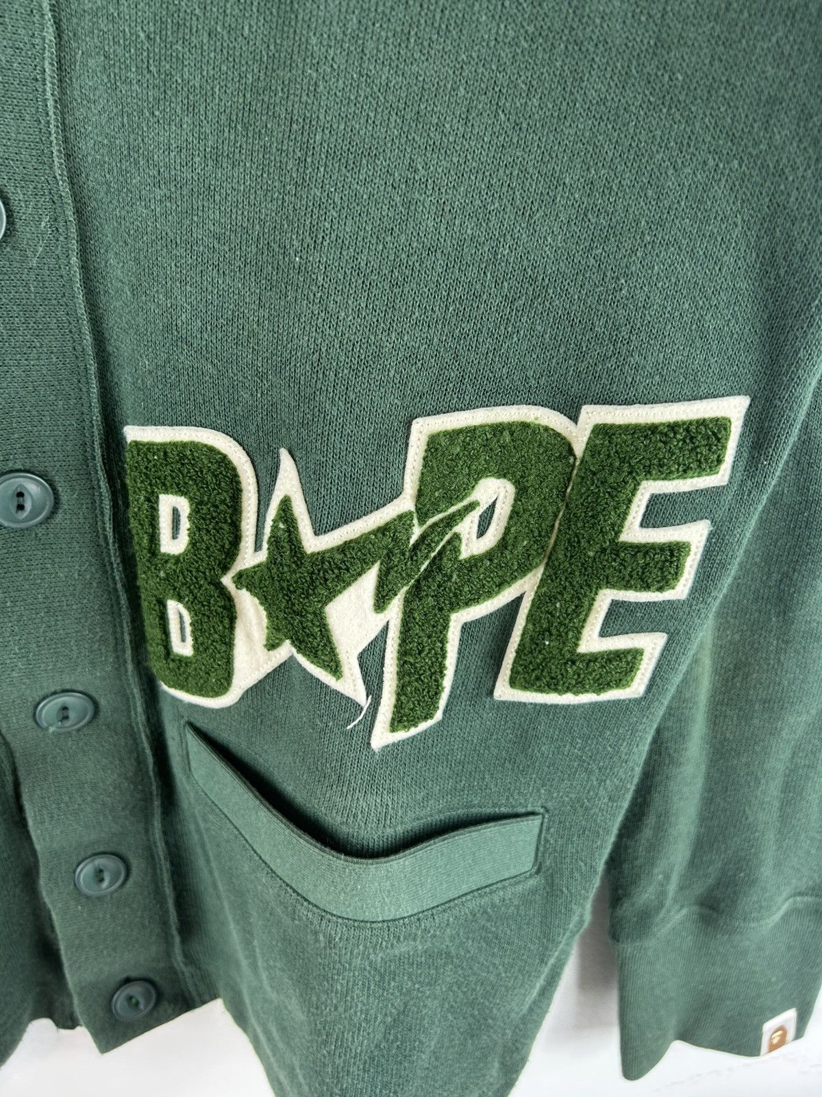 Bape Bape Star Button Cardigan Size US M / EU 48-50 / 2 - 3 Thumbnail
