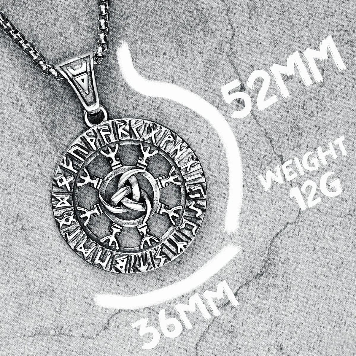 Other Viking Runes Compass Pendant Accessories Necklace Gifts Size ONE SIZE - 6 Thumbnail