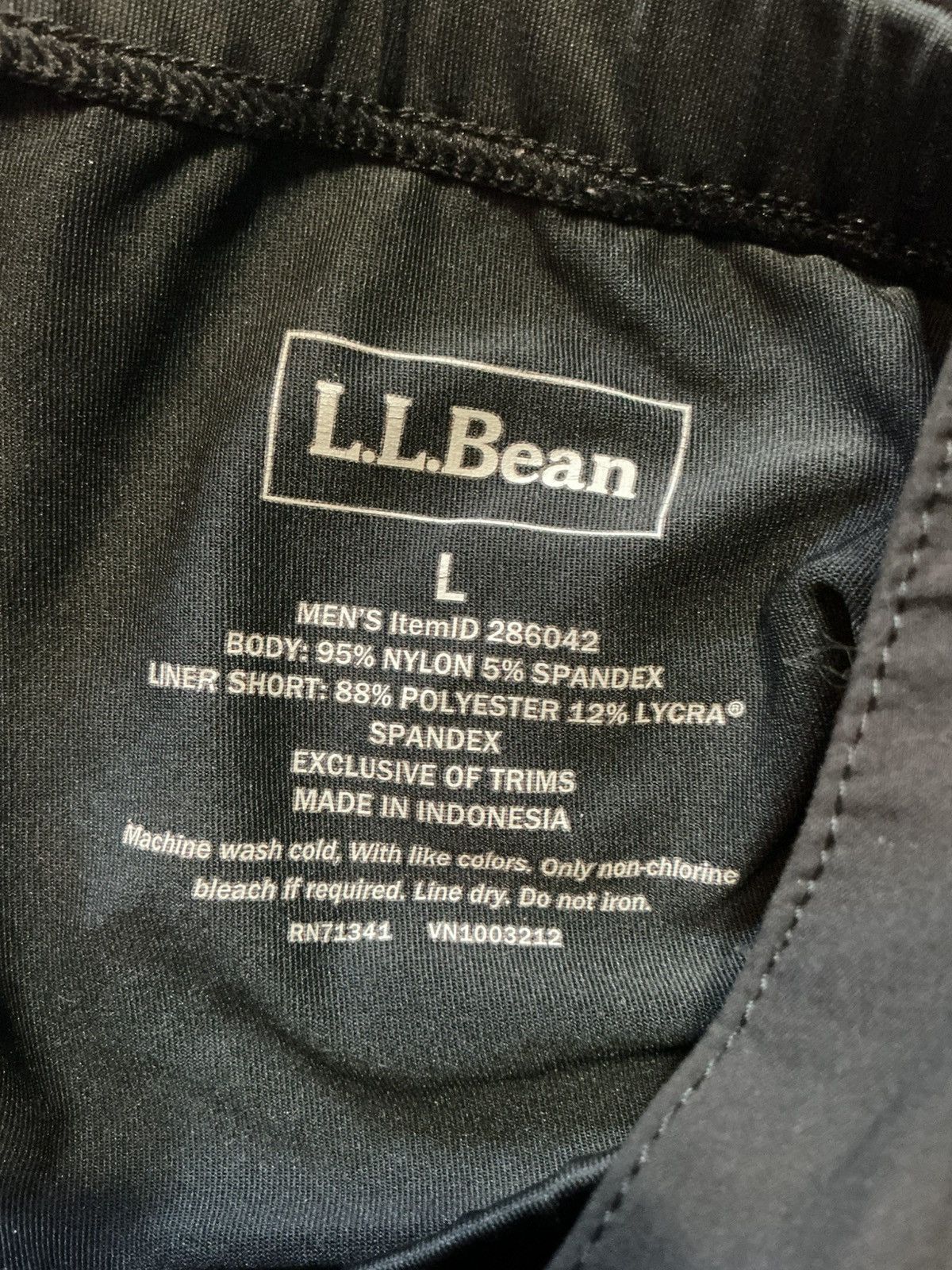 L.L. Bean L.L. Bean SunSmart Black Mountain Bike Cycling Liner Shorts Size US 38 / EU 54 - 5 Thumbnail