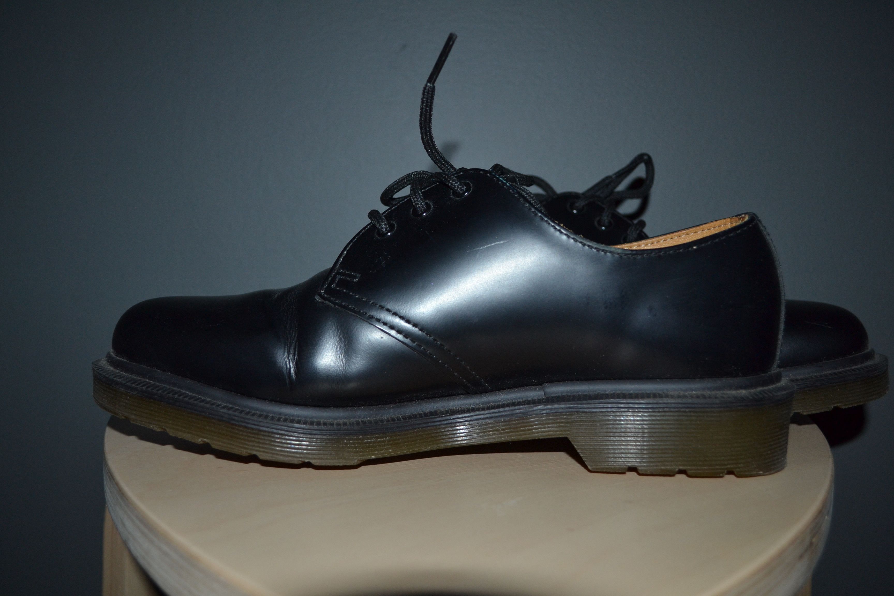 Dr. Martens Dr. Martens 1461 PW Mens Shoes Black 7 US Size US 7 / EU 40 - 7 Thumbnail