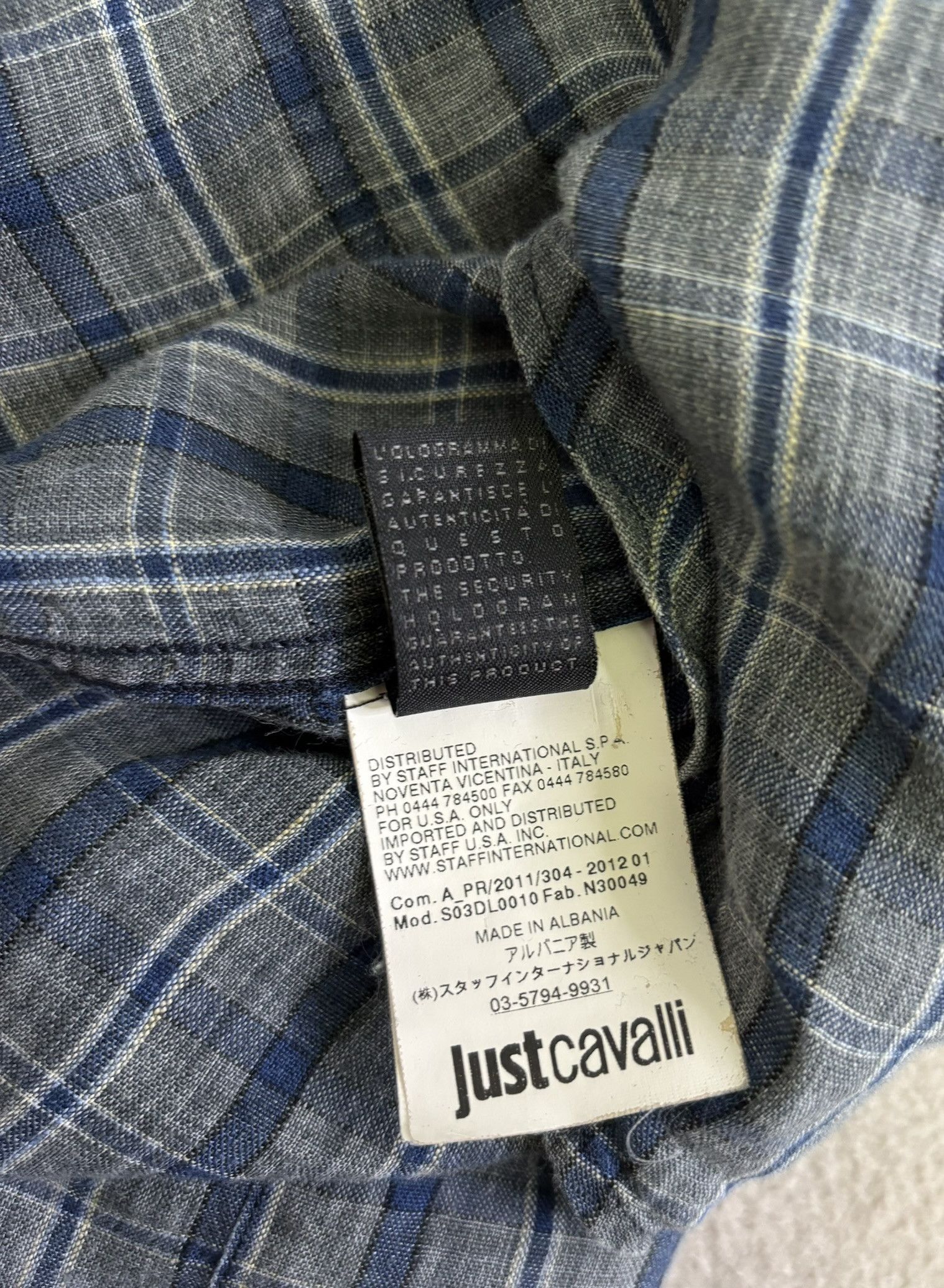 Just Cavalli Just Cavalli 100% Linen Shirt Size 48 Size US M / EU 48-50 / 2 - 13 Thumbnail