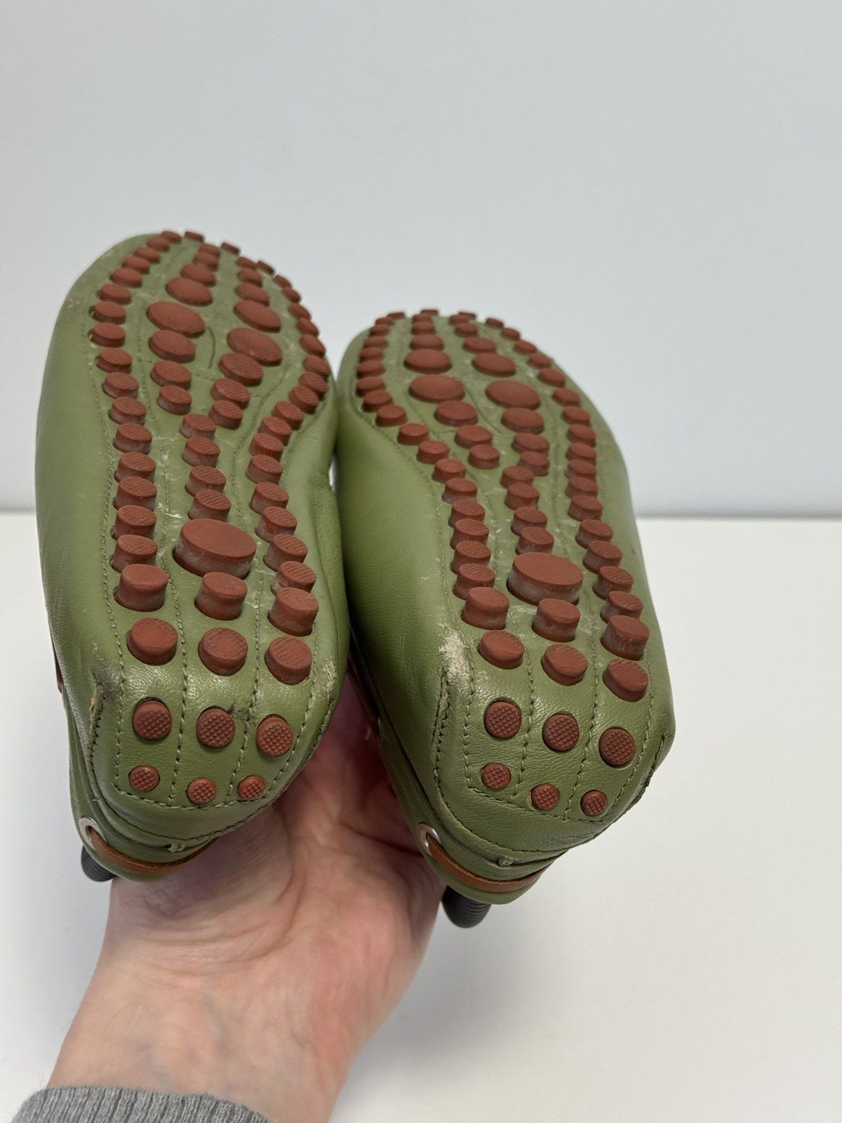Missoni Missoni Women’s Leather Driving Loafers Green Zigzag 38 EU Size US 8 / IT 38 - 13 Thumbnail