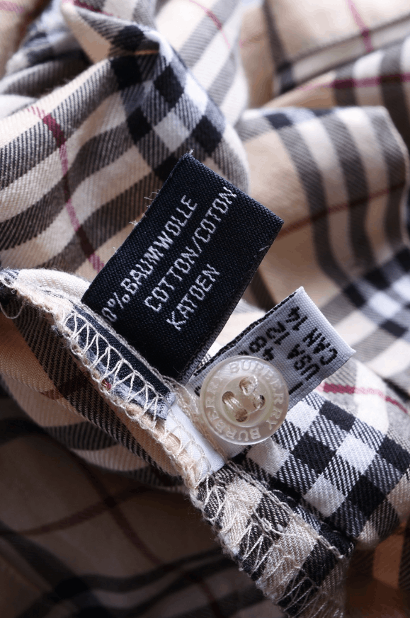 Burberry Women's Burberry Check Button Up Shirt Beige Size M Size M / US 6-8 / IT 42-44 - 4 Thumbnail