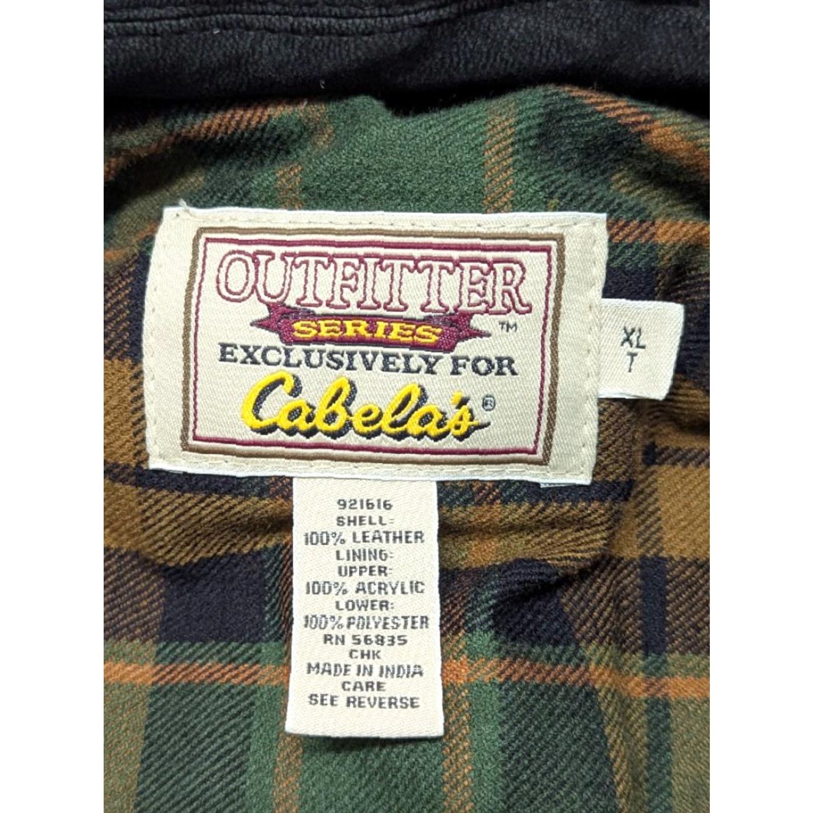 Vintage VINTAGE CABELA'S suede leather XLT hunting FIELD COAT jacket Mens XLT Black Suede Leather Coat Six Pocket Front (Cargo, Chest) Size US XL / EU 56 / 4 - 6 Thumbnail
