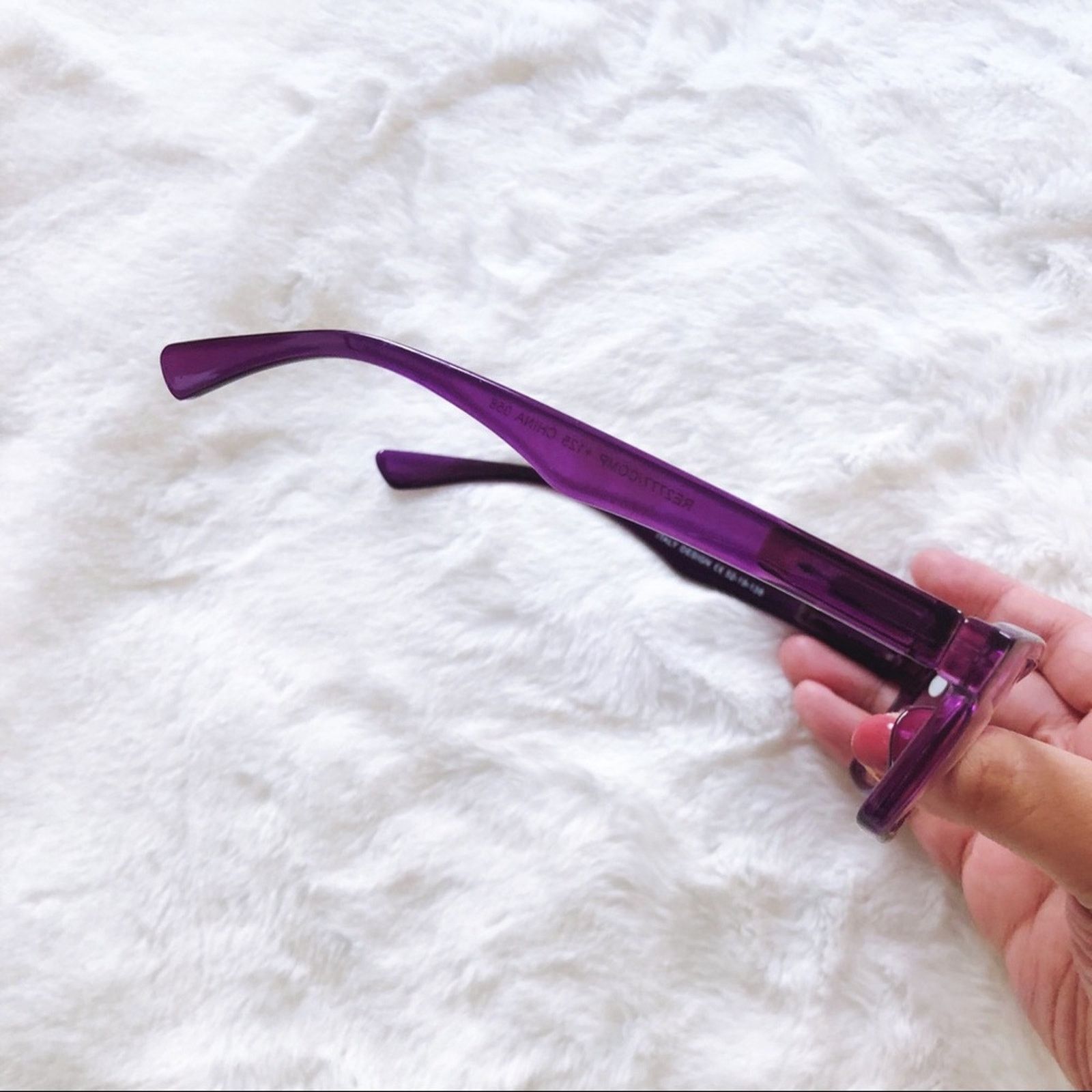 Other Ashley Purple Pattern Reader Blue Light Glasses Size ONE SIZE - 7 Thumbnail
