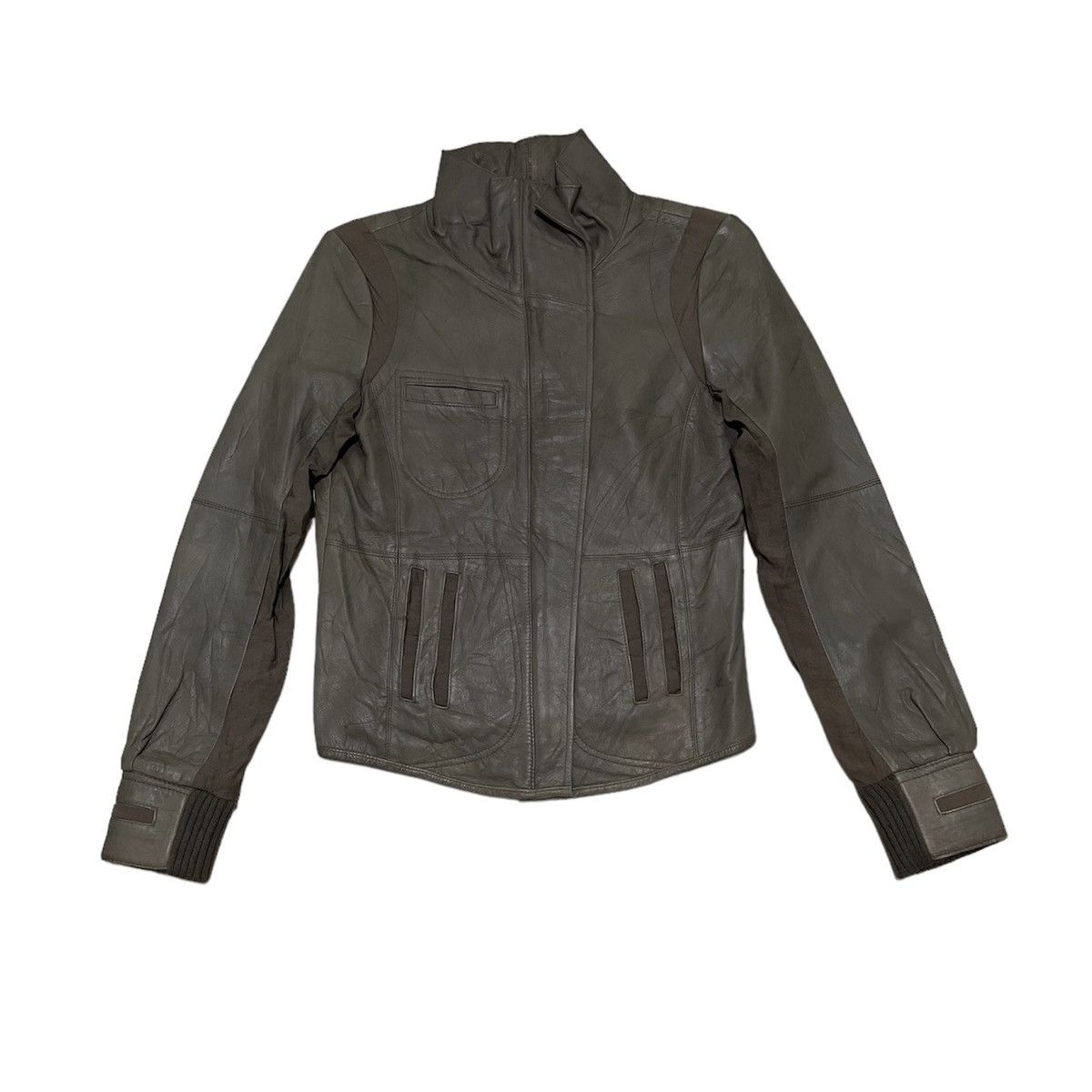 image of If Six Was Nine x Le Grande Bleu L G B Enchantement Leather Jacket in Coffee Brown, Men's (Size XS)
