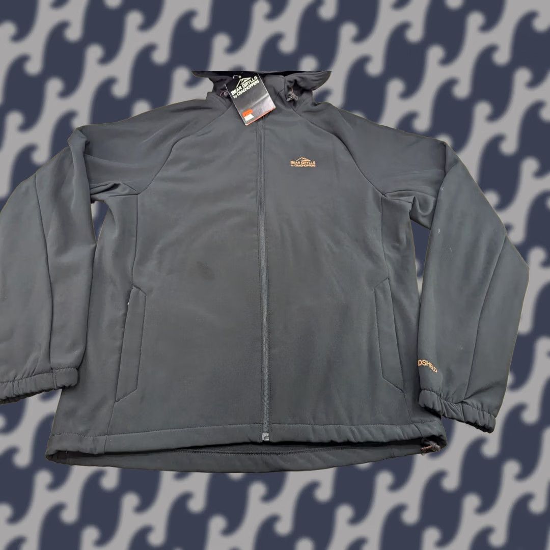 Vintage Craghoppers Jacket Mens L Hooded Outdoor Black Softshell Size US L / EU 52-54 / 3 - 1 Thumbnail