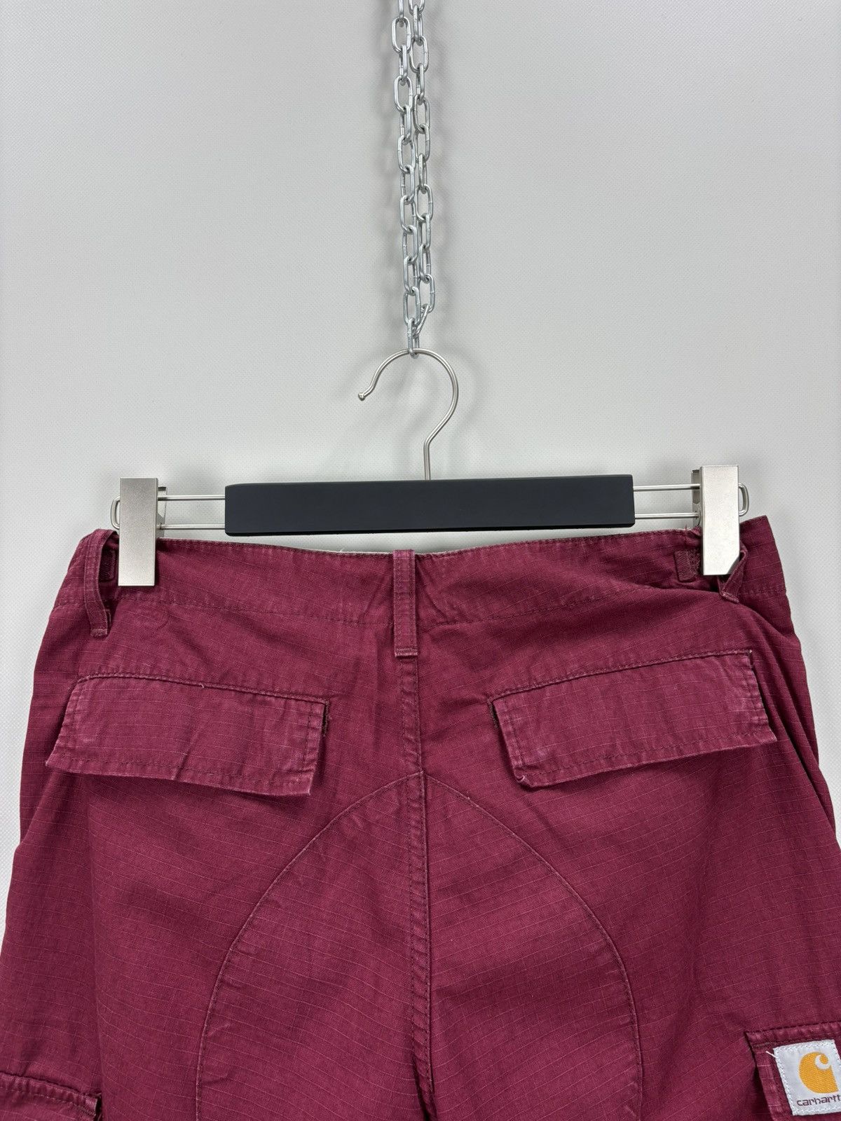Carhartt Mens cargo pants Carhartt Size 32 Color Burgundy Size US 32 / EU 48 - 8 Thumbnail
