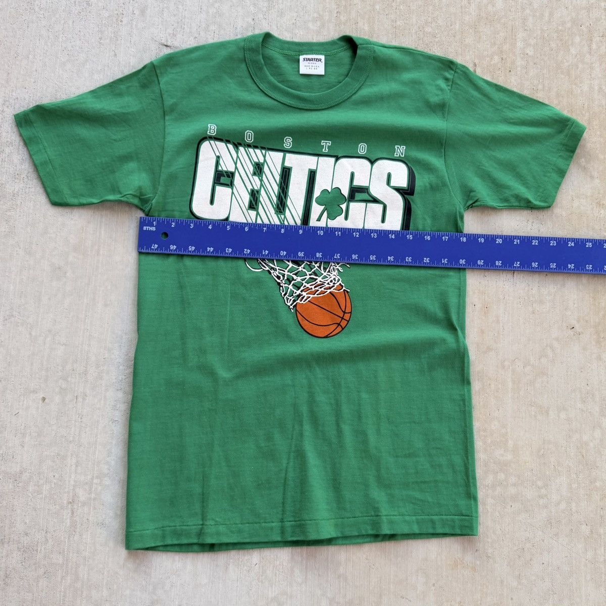 Starter Vintage Boston Celtics T Shirt Starter 80s Single Stitch Size US M / EU 48-50 / 2 - 5 Thumbnail
