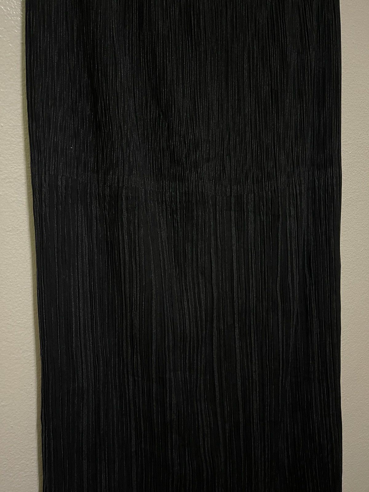 Issey Miyake × Japanese Brand Issey Miyake Sample Pleated Button Wrap Skirt Black Size 27" / US 4 / IT 40 - 10 Thumbnail
