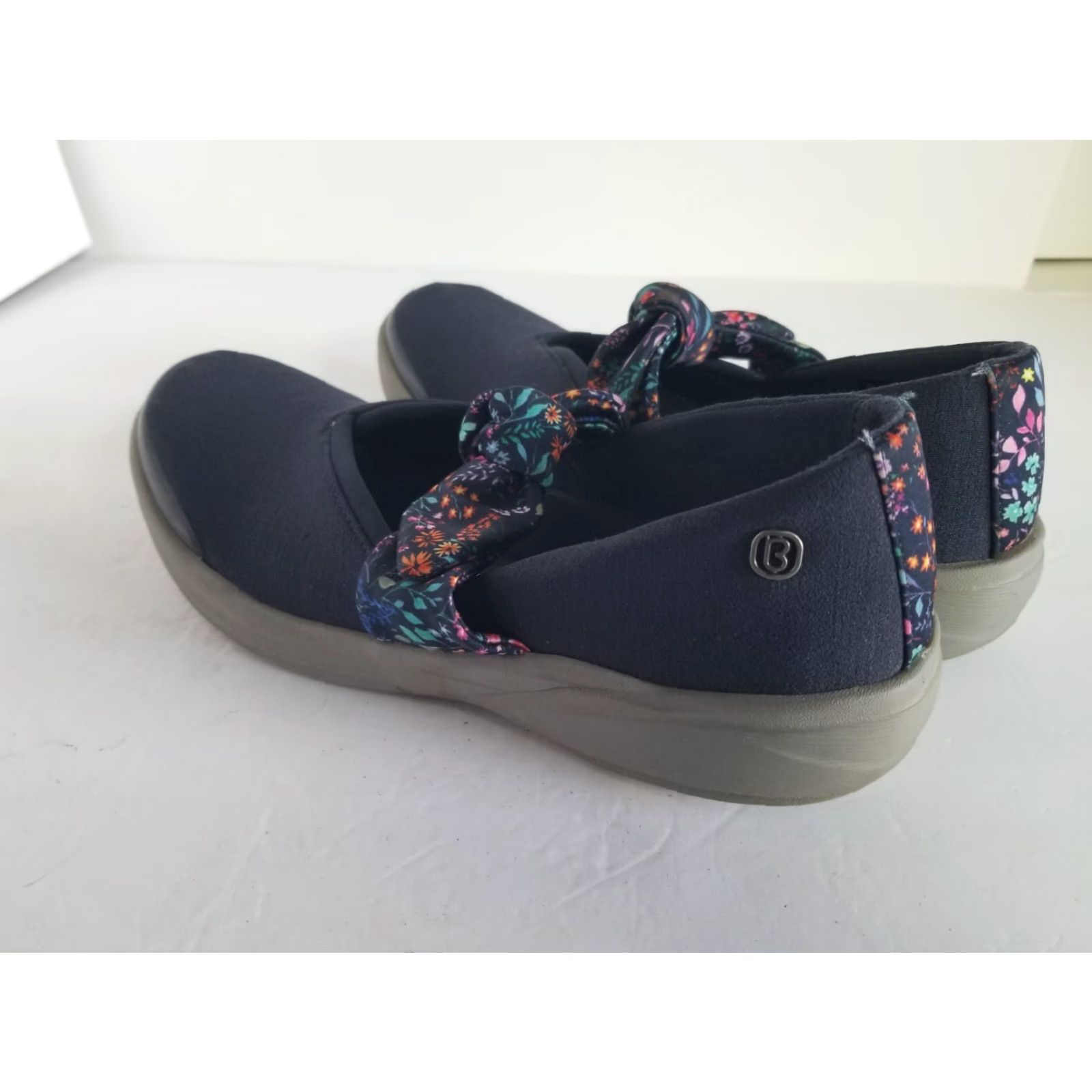 Vintage Bzees Womens Slip-On Bow Comfort Walking Loafers Blue 6.5 M Shoes Women Size US 4 / IT 34 - 4 Thumbnail